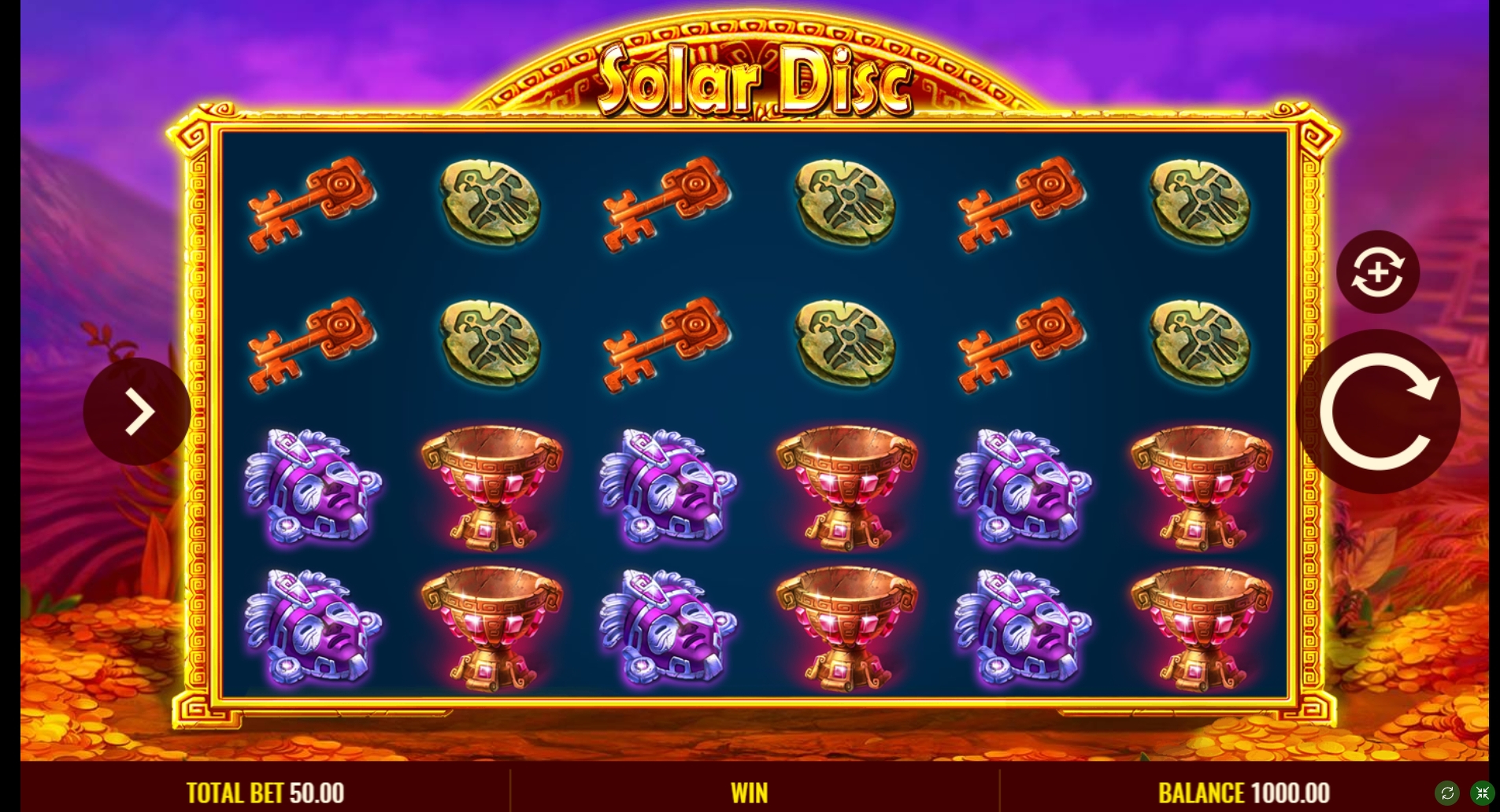 Reels in Solar Disc Slot Game by IGT