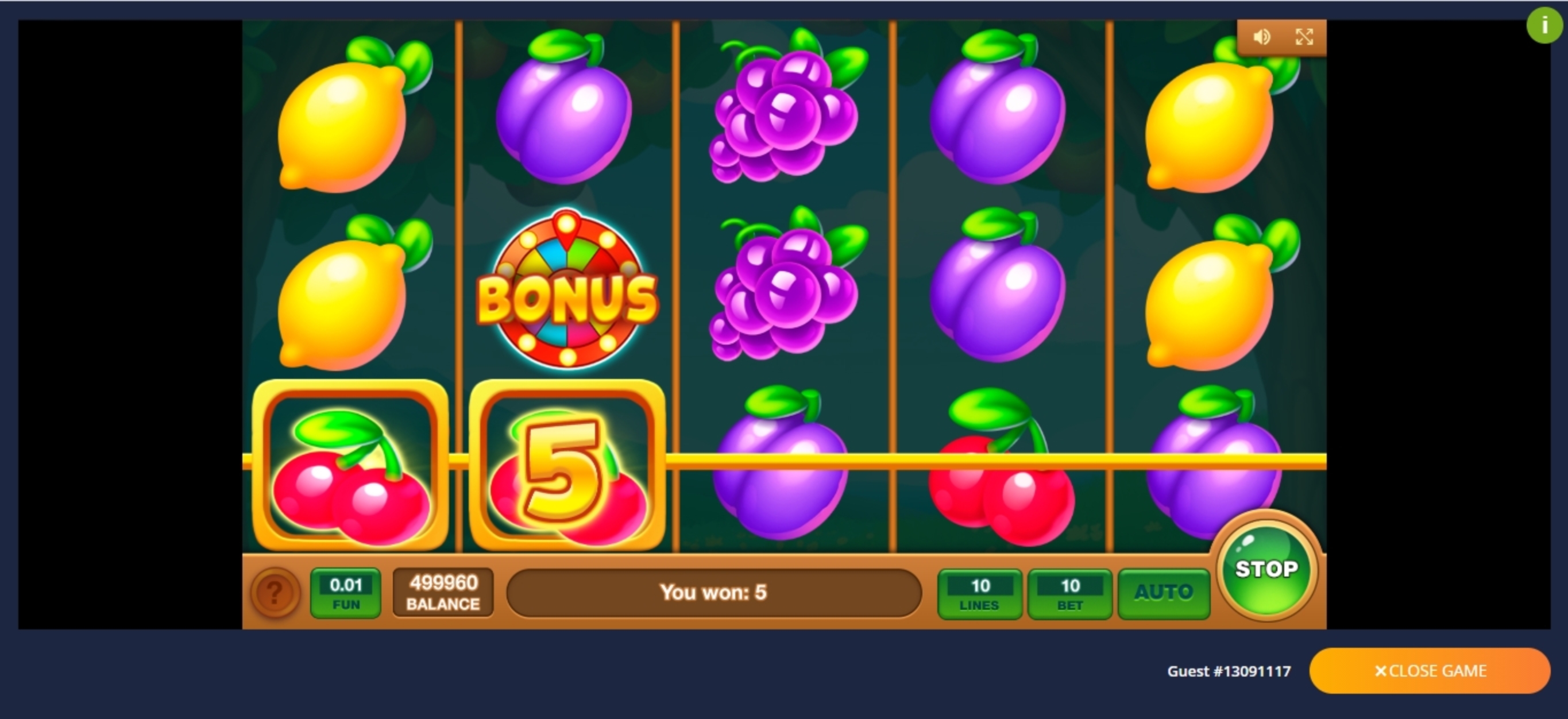 Win Money in Fruit Scapes Free Slot Game by Inbet Games