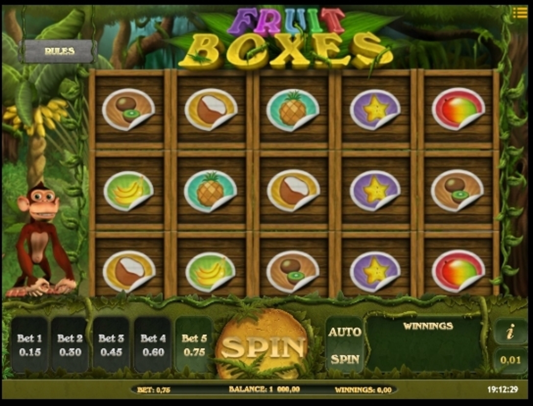 Reels in Fruit Boxes Slot Game by iSoftBet
