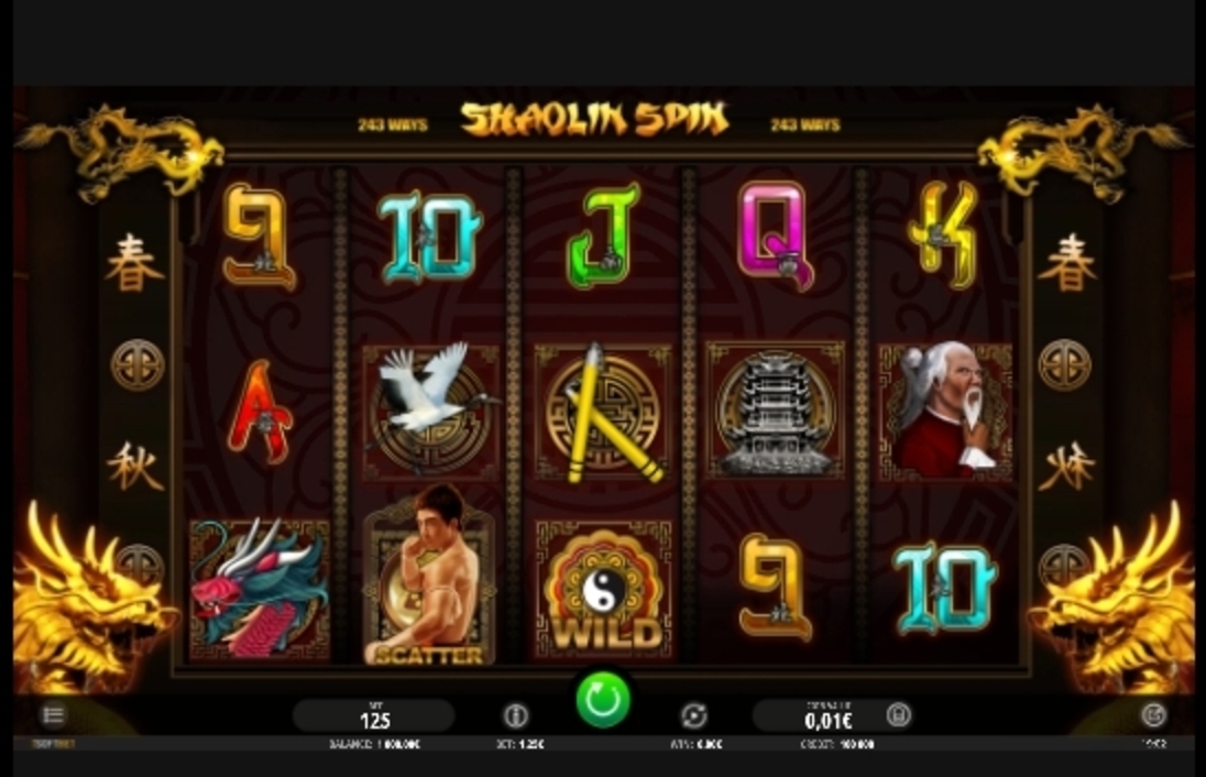 Reels in Shaolin Spin Slot Game by iSoftBet