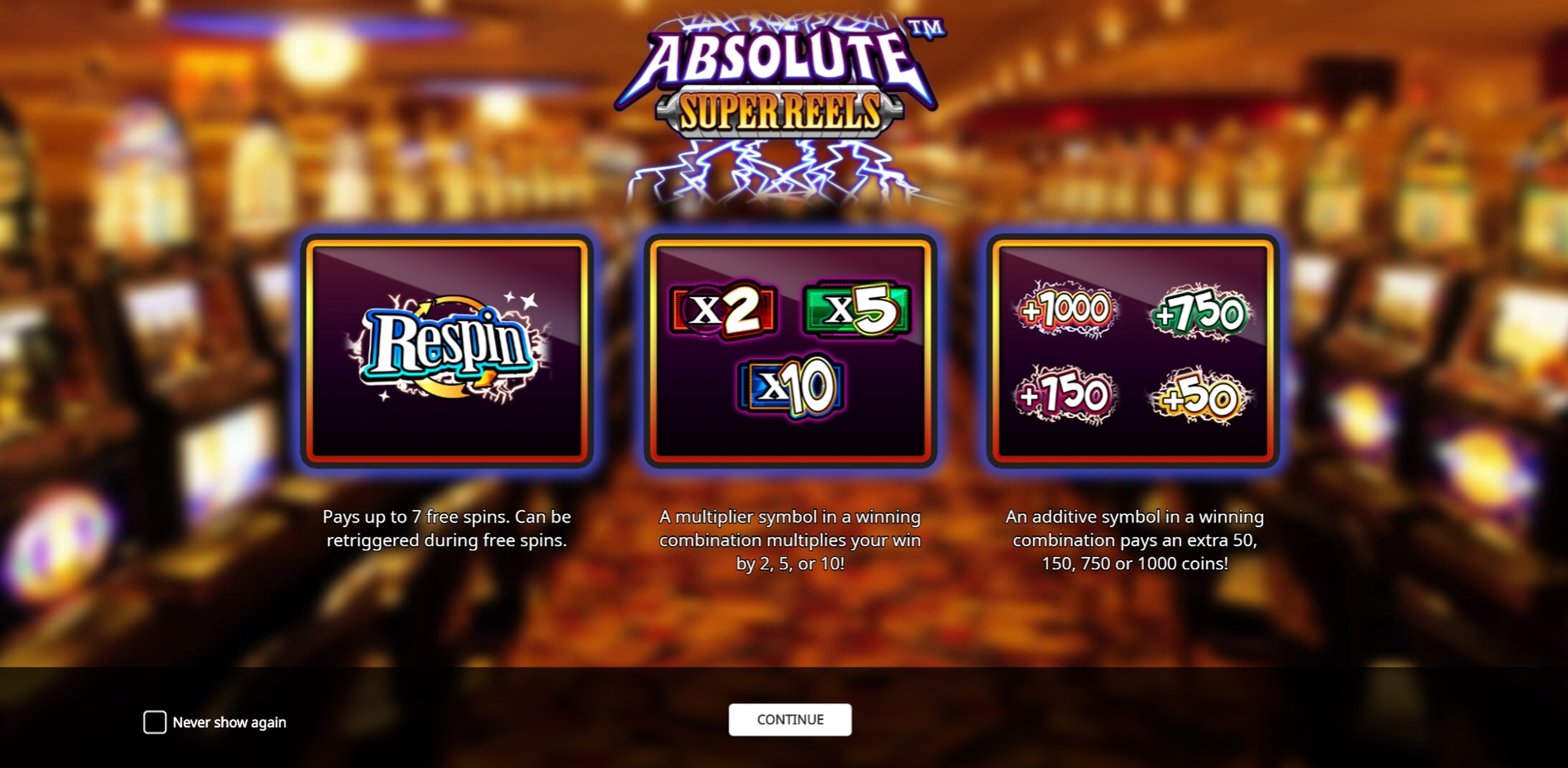 Play Super Multitimes Progressive Free Casino Slot Game by iSoftBet