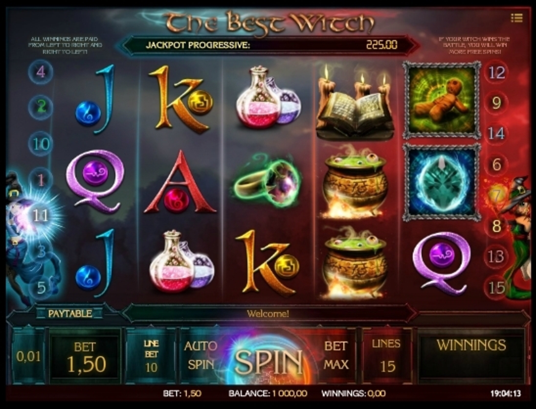 Reels in The Best Witch Slot Game by iSoftBet