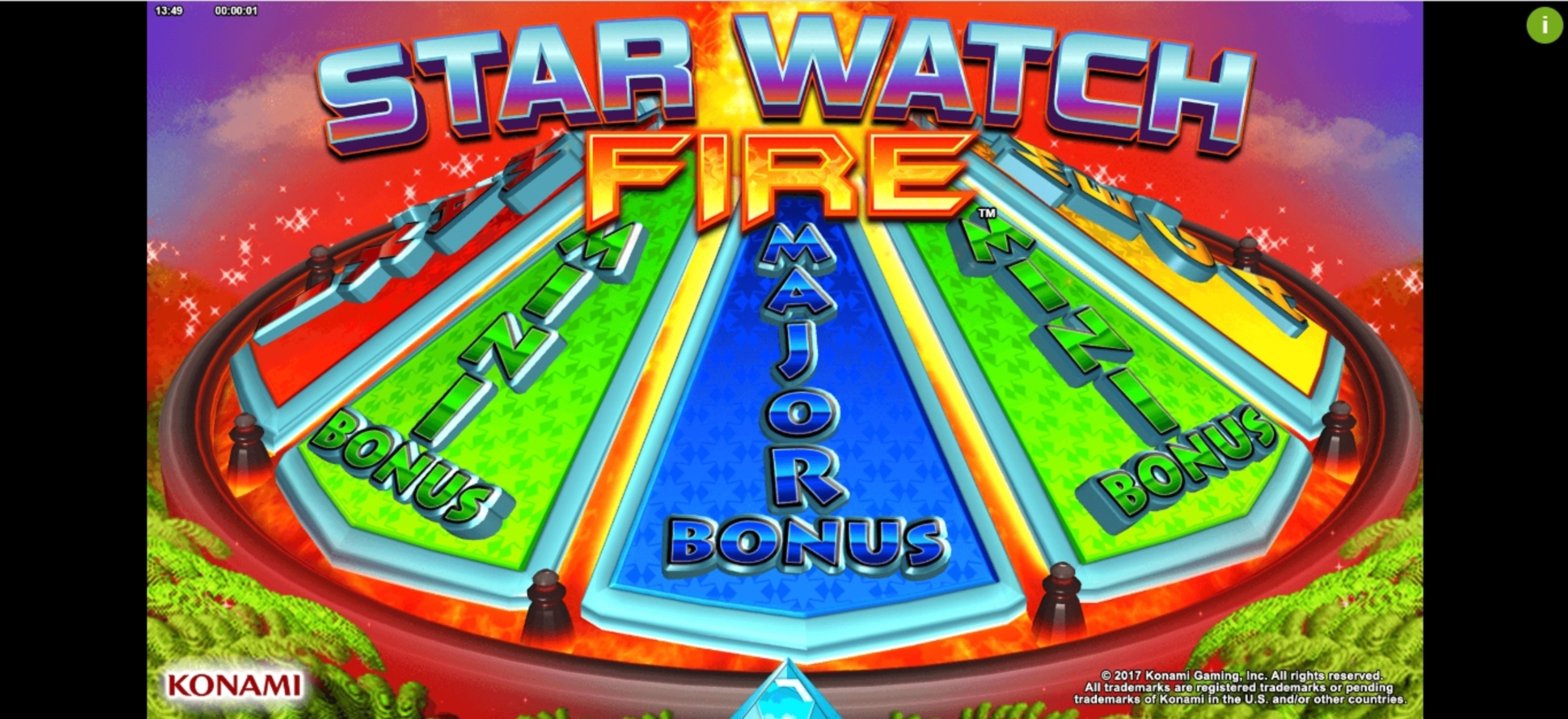 Play Star Watch Fire Free Casino Slot Game by Konami Gaming