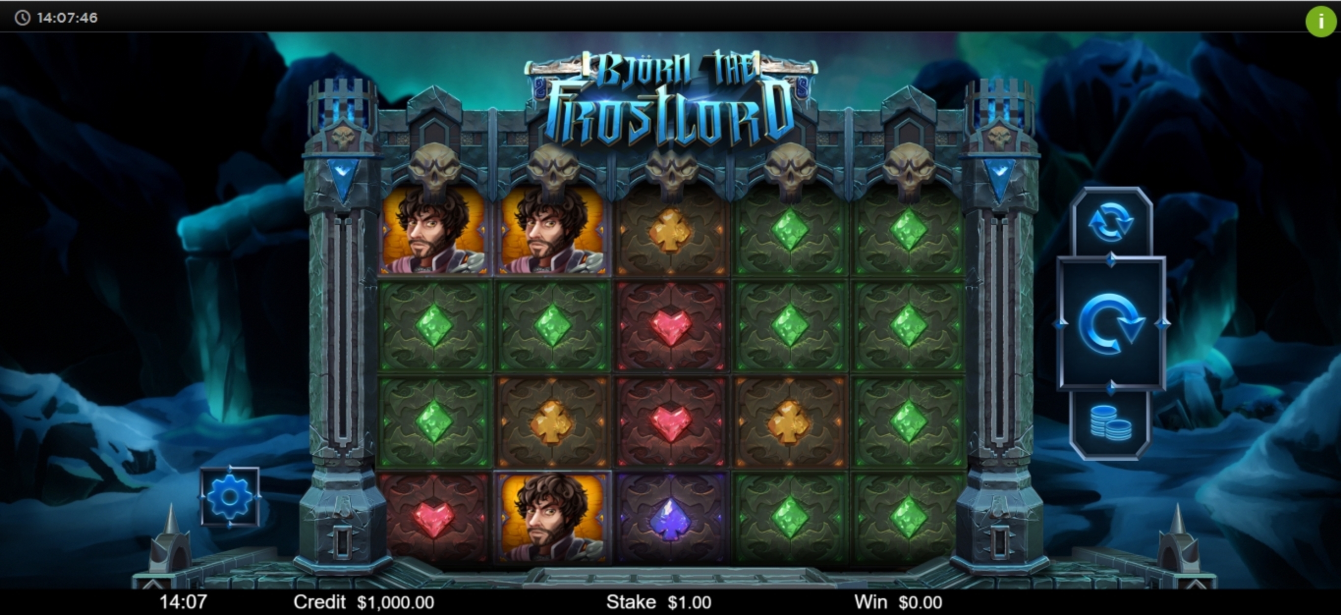 Reels in Bjorn The Frost Lord Slot Game by Live 5 Gaming