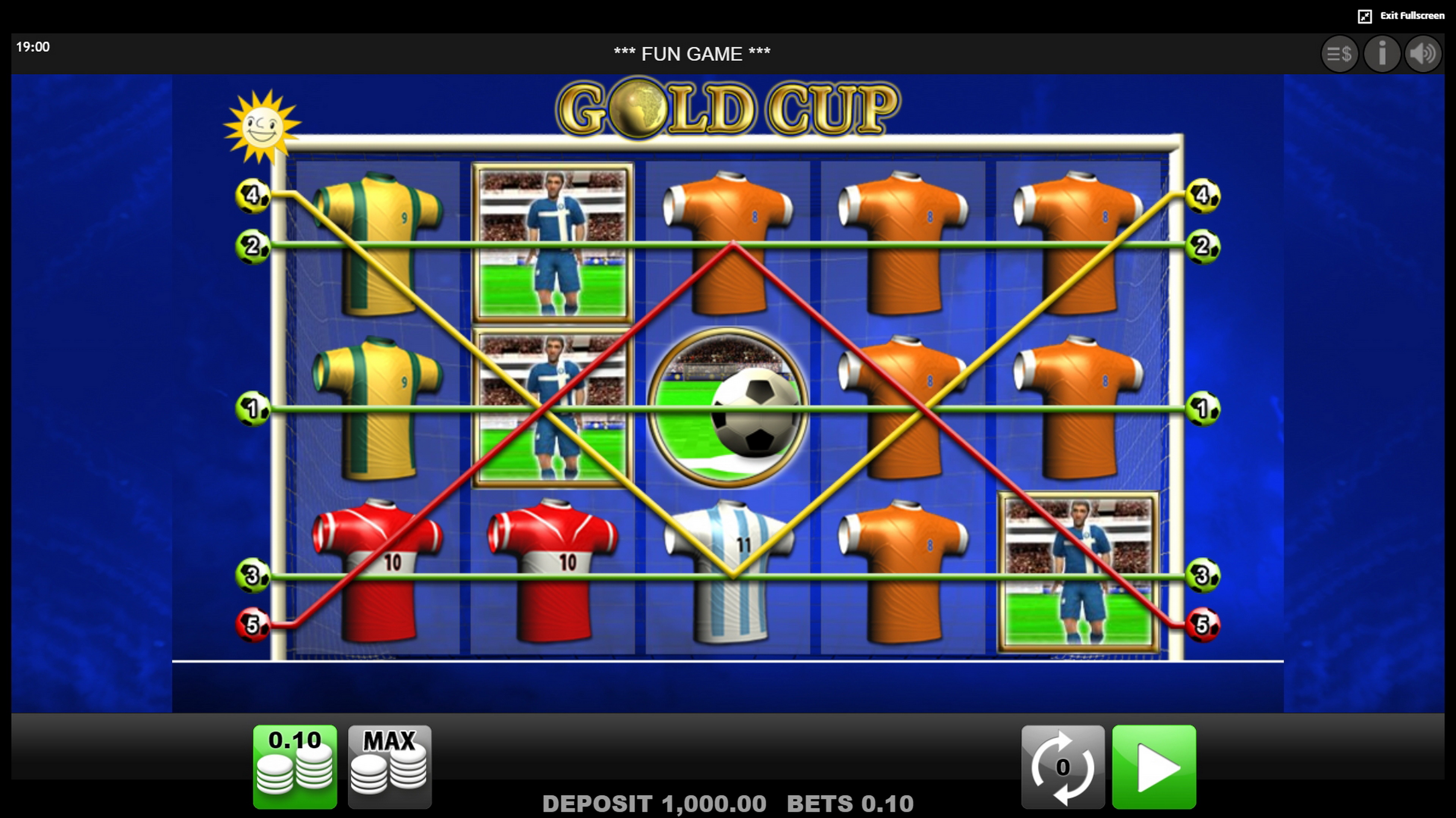 Play Gold Cup Free Casino Slot Game by Merkur Gaming