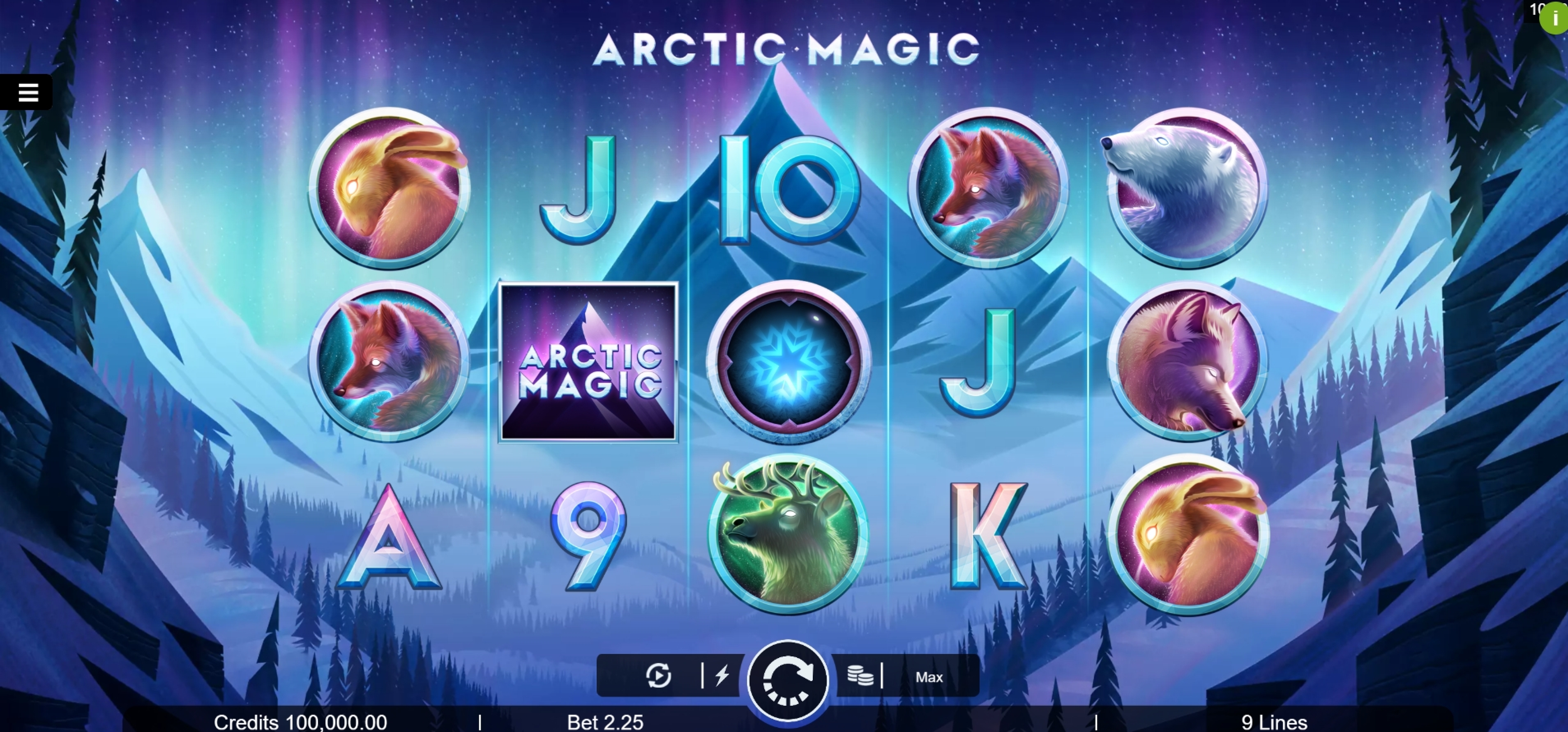Reels in Arctic Magic Slot Game by Microgaming