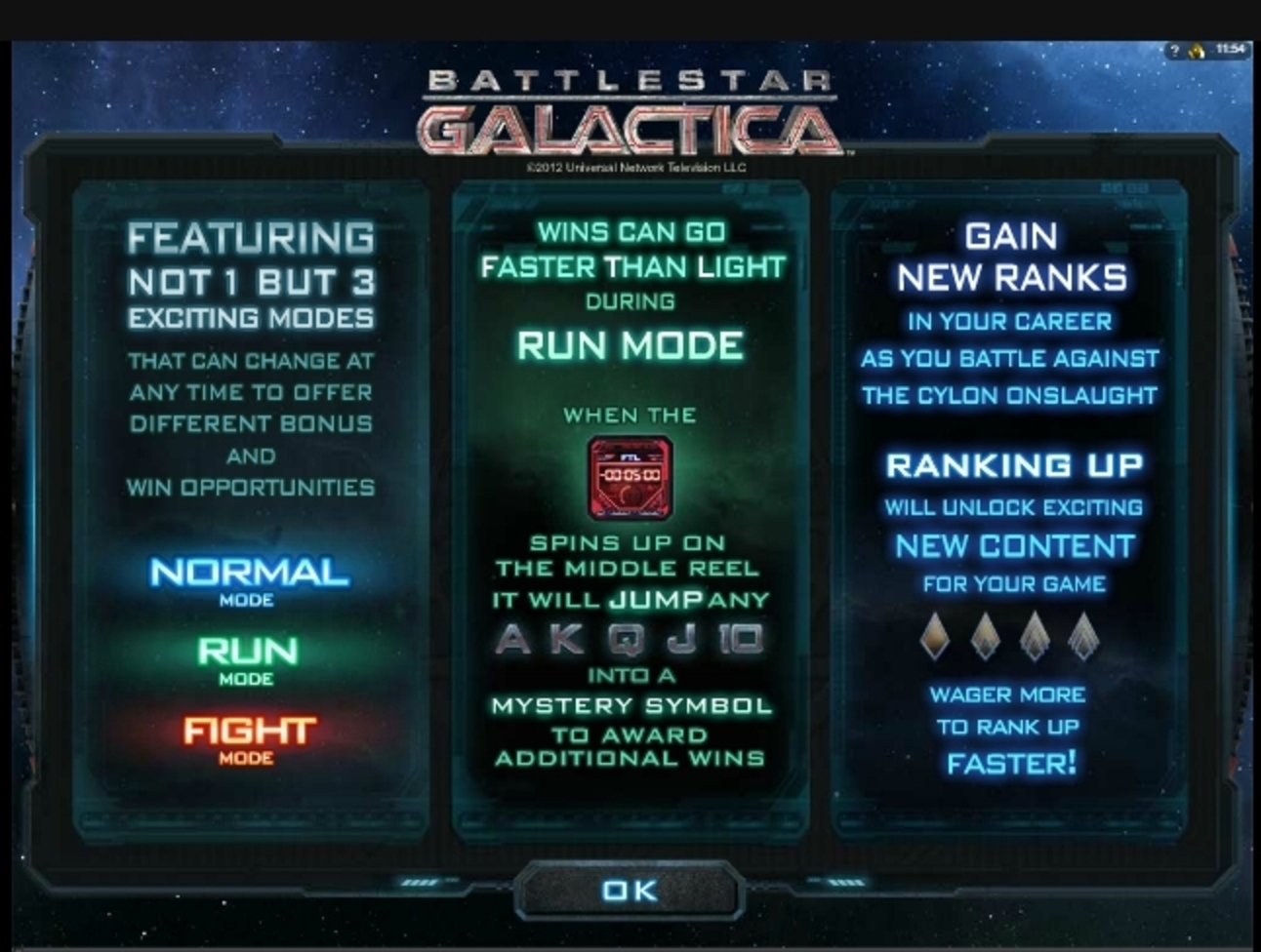 Play Battlestar Galactica Free Casino Slot Game by Microgaming