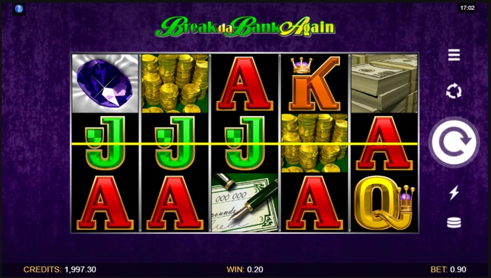 Win Money in Break da Bank Again Free Slot Game by Microgaming