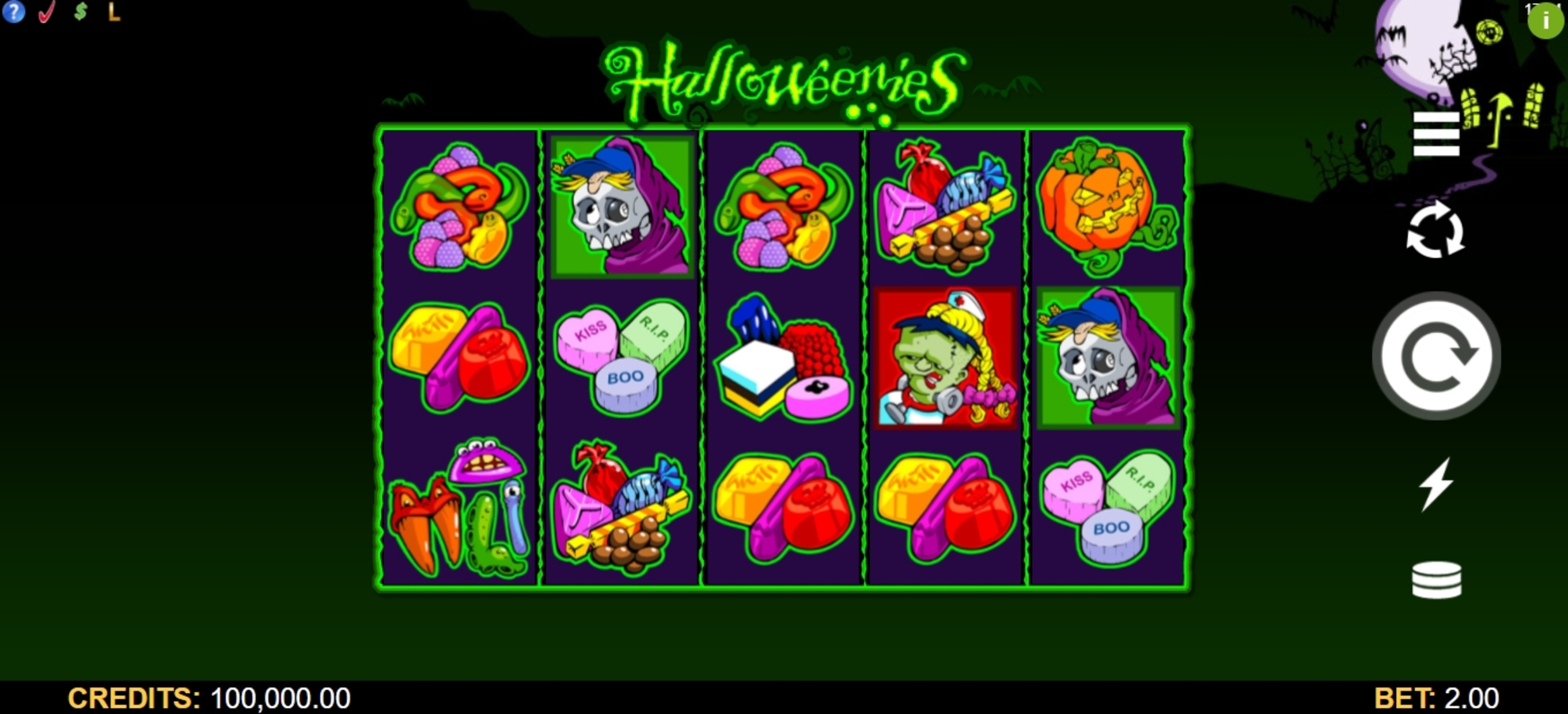 Reels in Halloweenies Slot Game by Microgaming