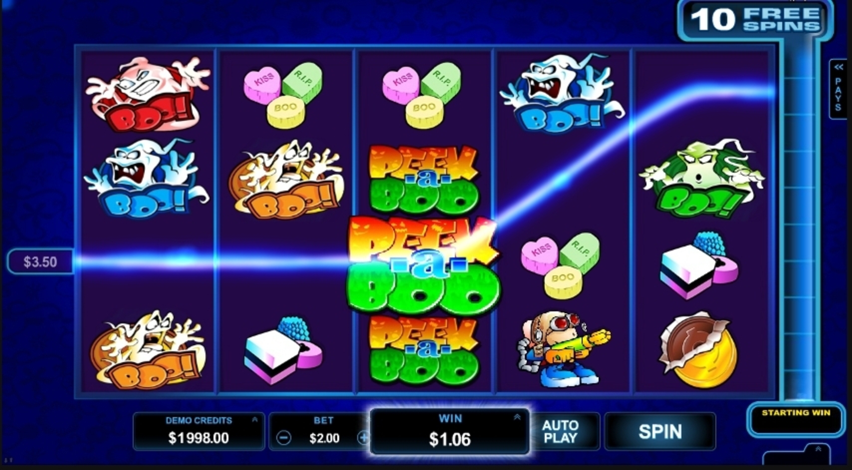Win Money in Peek-a-Boo Free Slot Game by Microgaming