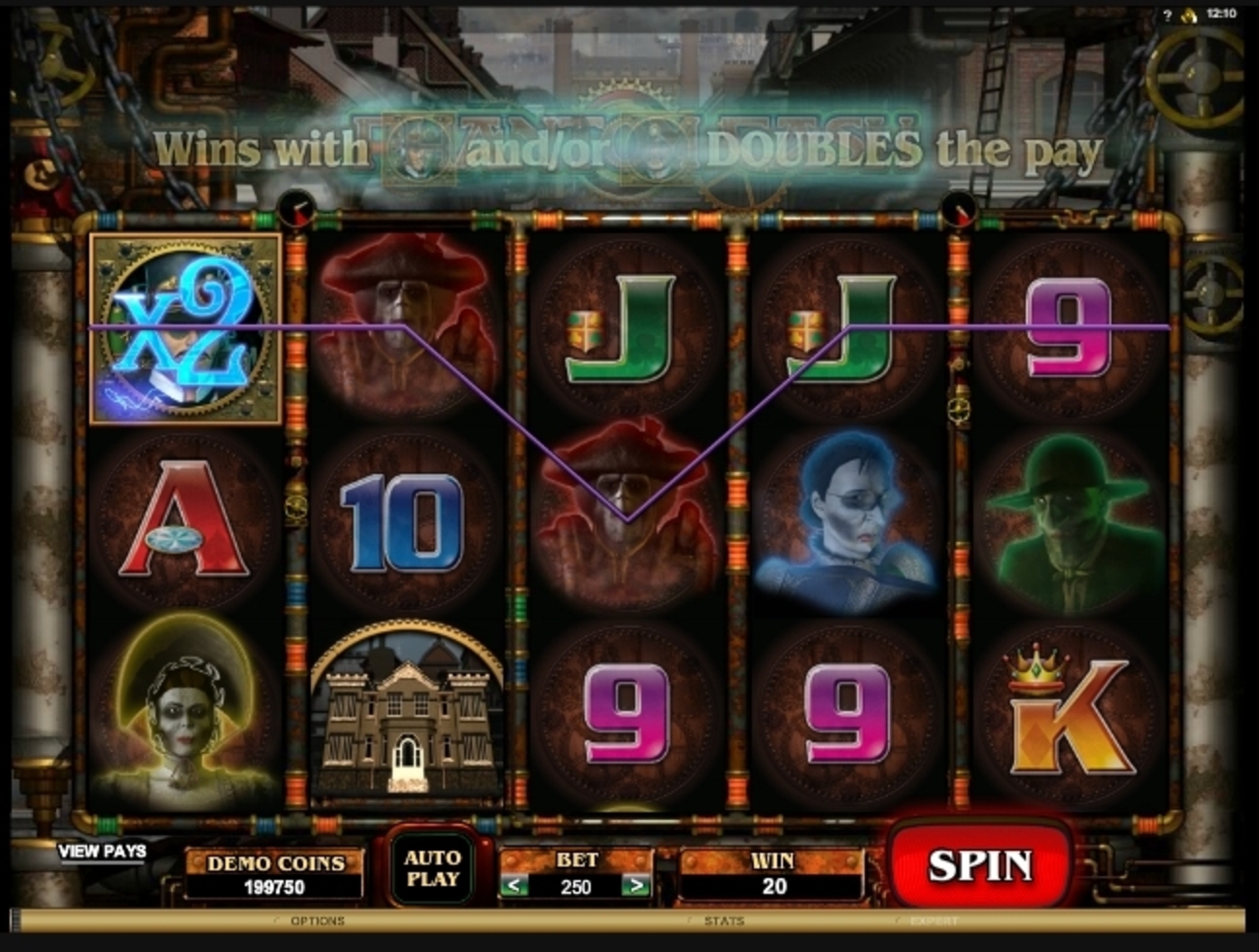 Win Money in Phantom Cash Free Slot Game by Microgaming