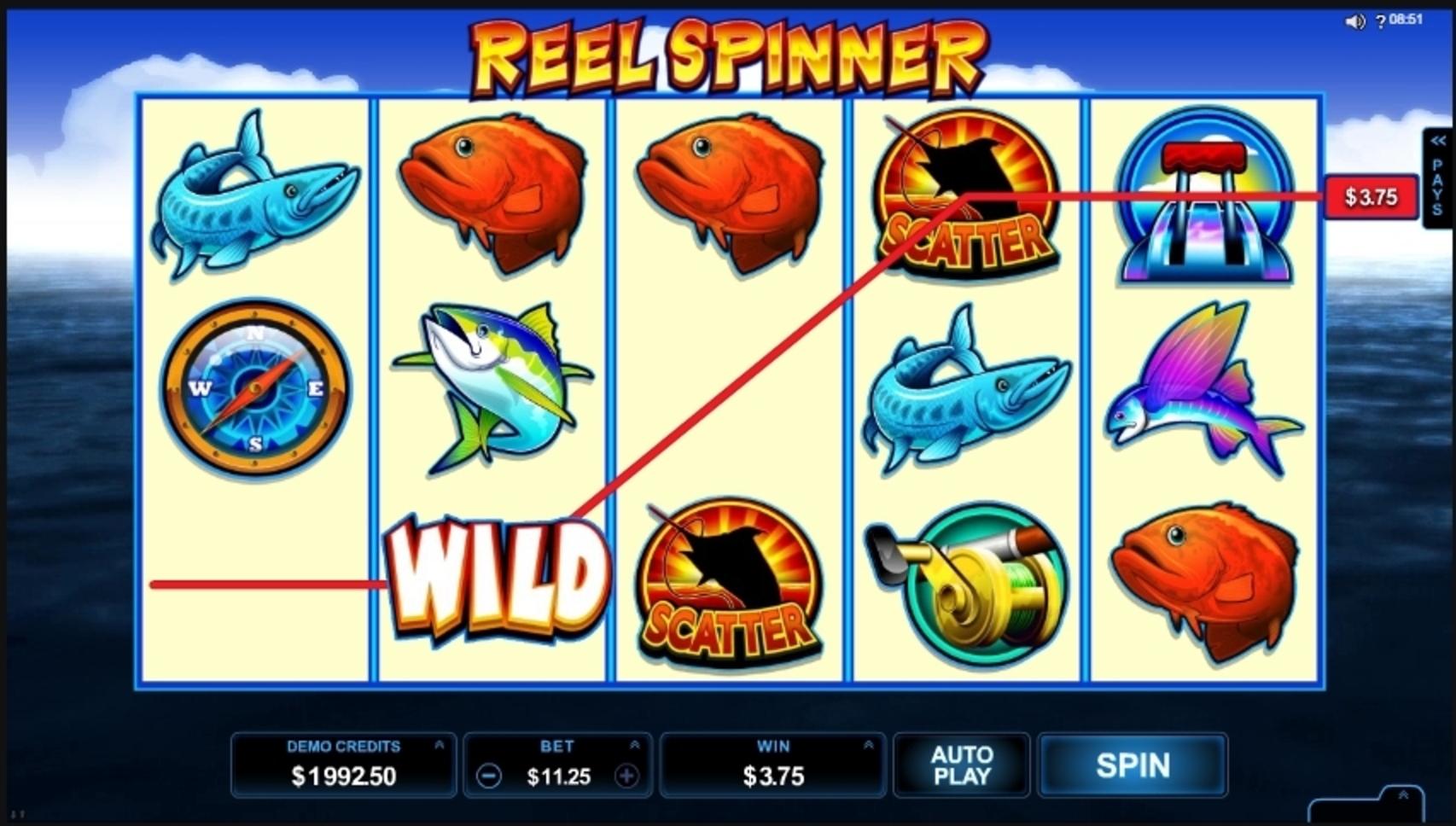 Win Money in Reel Spinner Free Slot Game by Microgaming