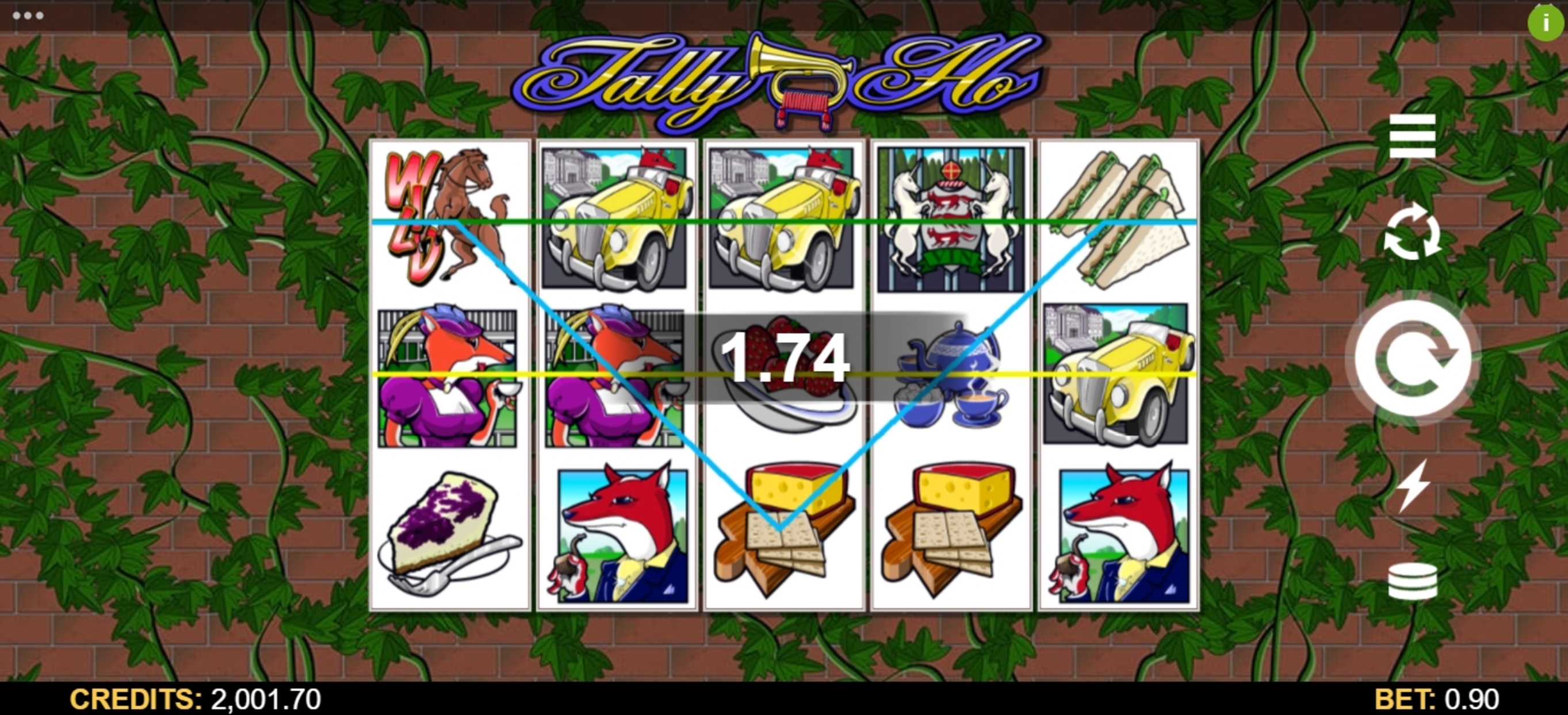 Win Money in Tally Ho Free Slot Game by Microgaming