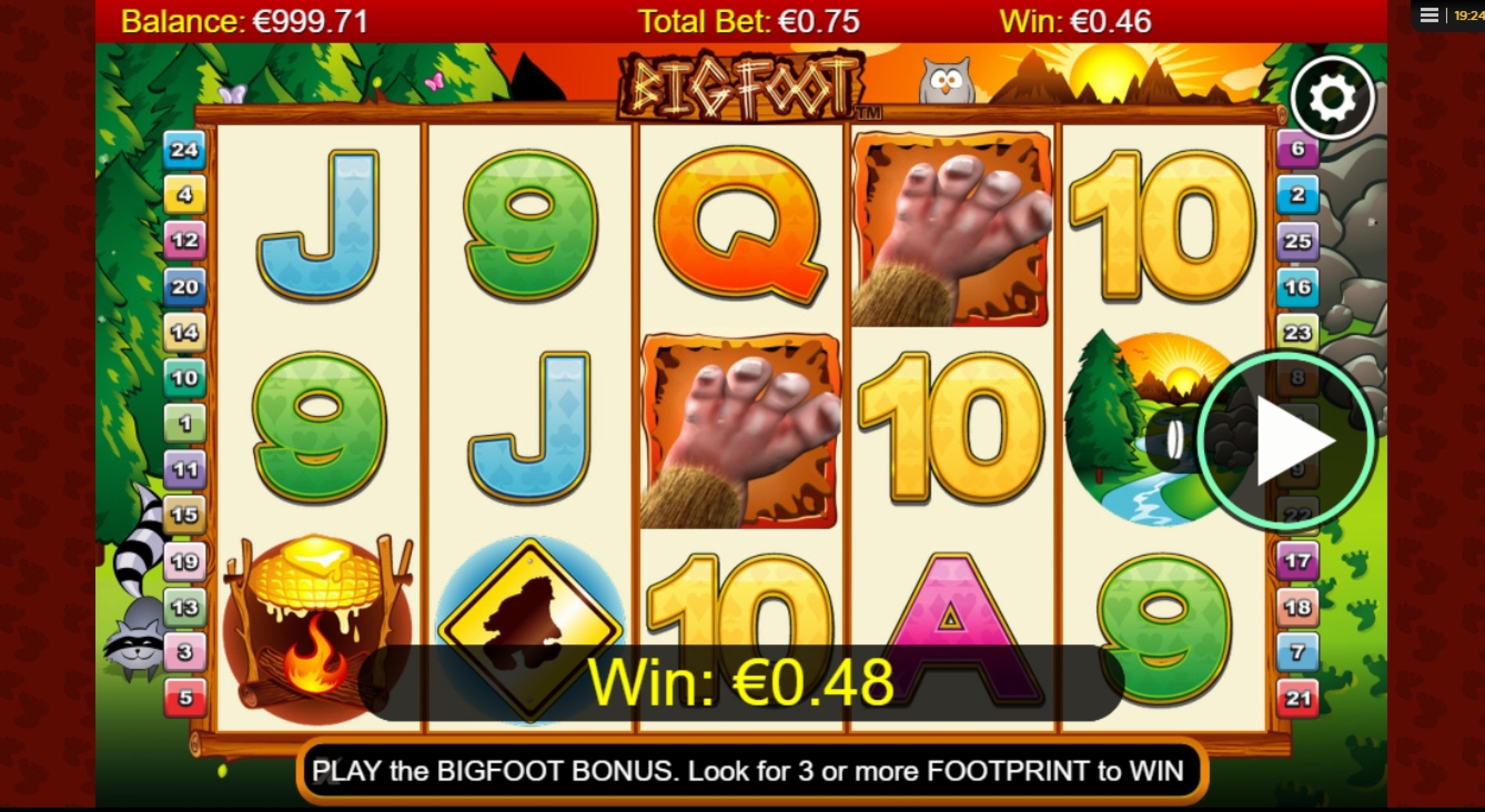 Win Money in Big Foot Free Slot Game by NextGen Gaming