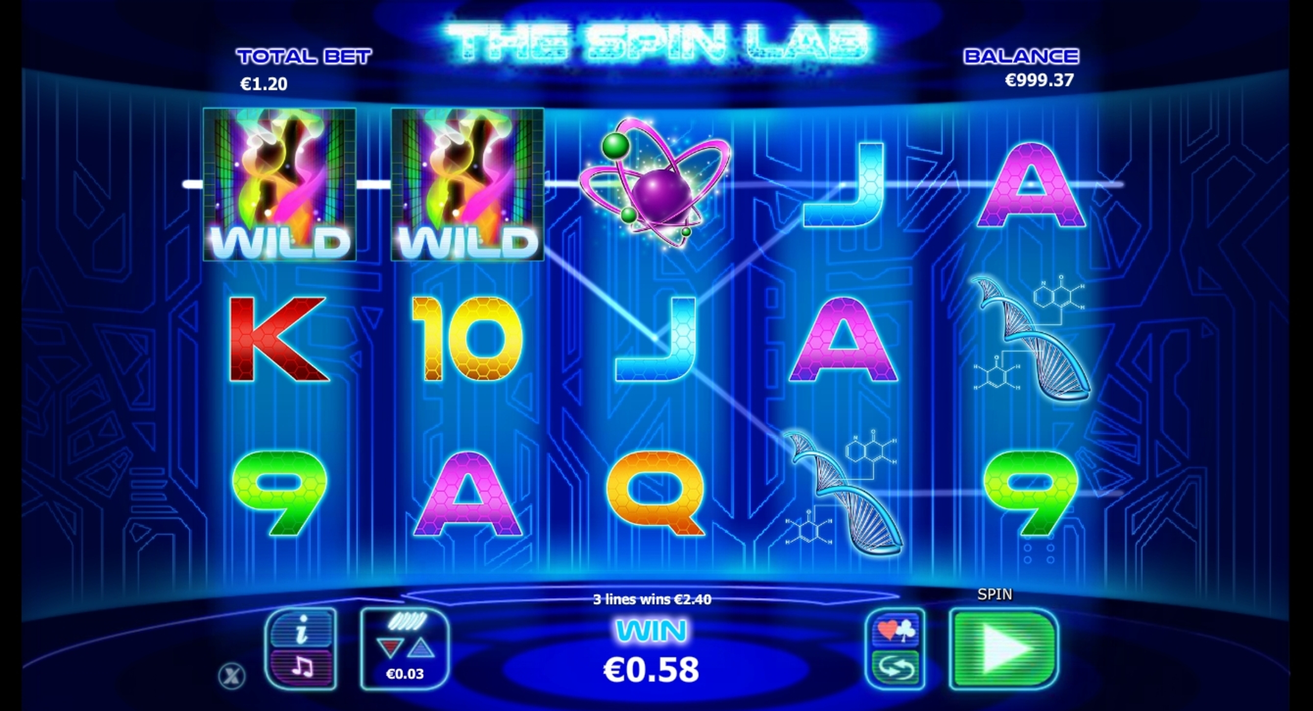 Win Money in The Spin Lab Free Slot Game by NextGen Gaming