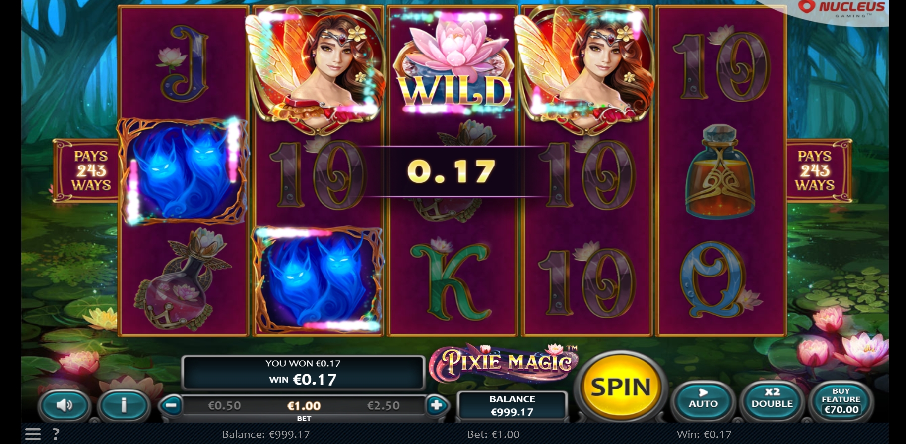 Win Money in Pixie Magic Free Slot Game by Nucleus Gaming