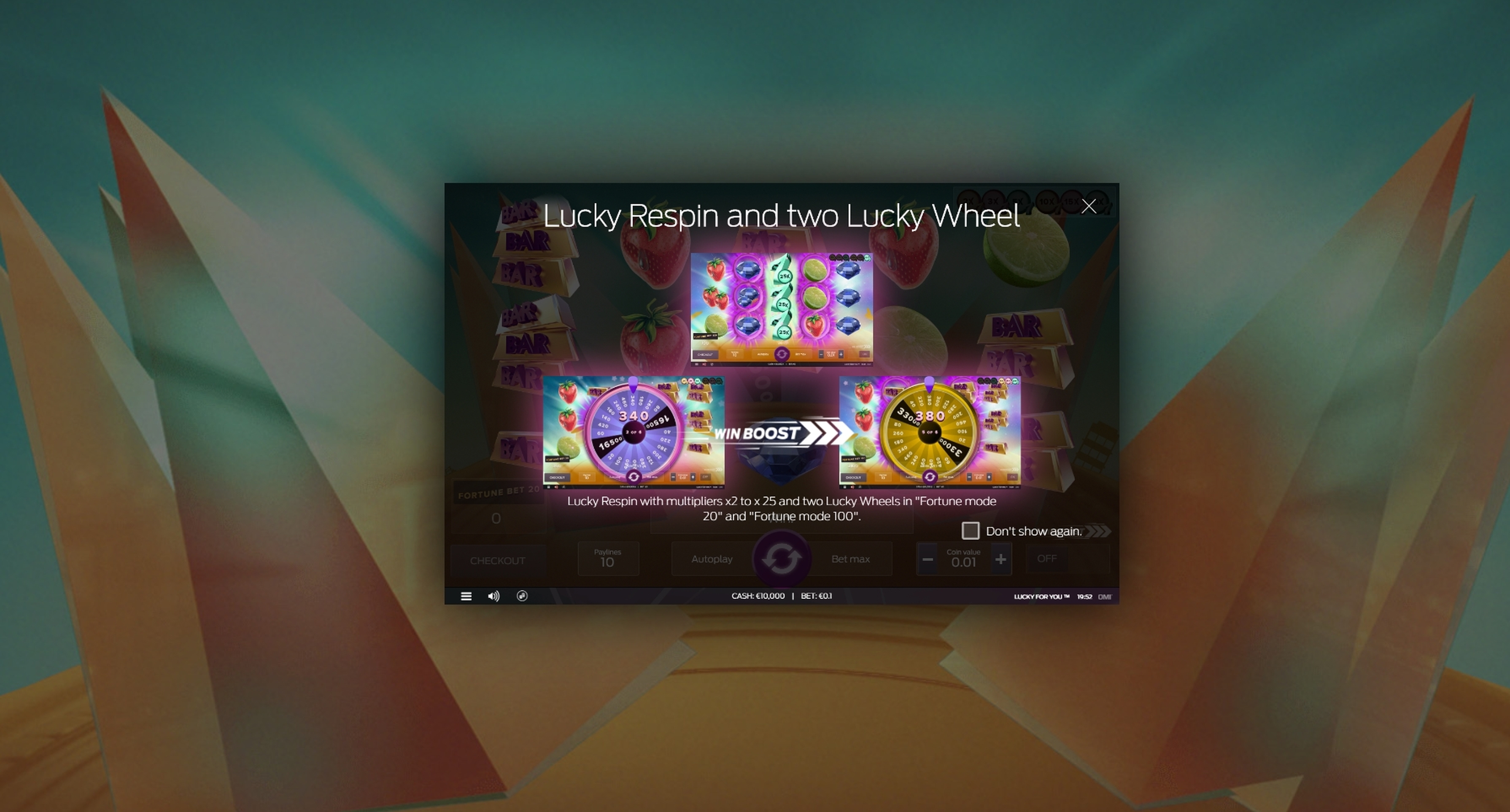 Play Lucky for You Free Casino Slot Game by OMI Gaming