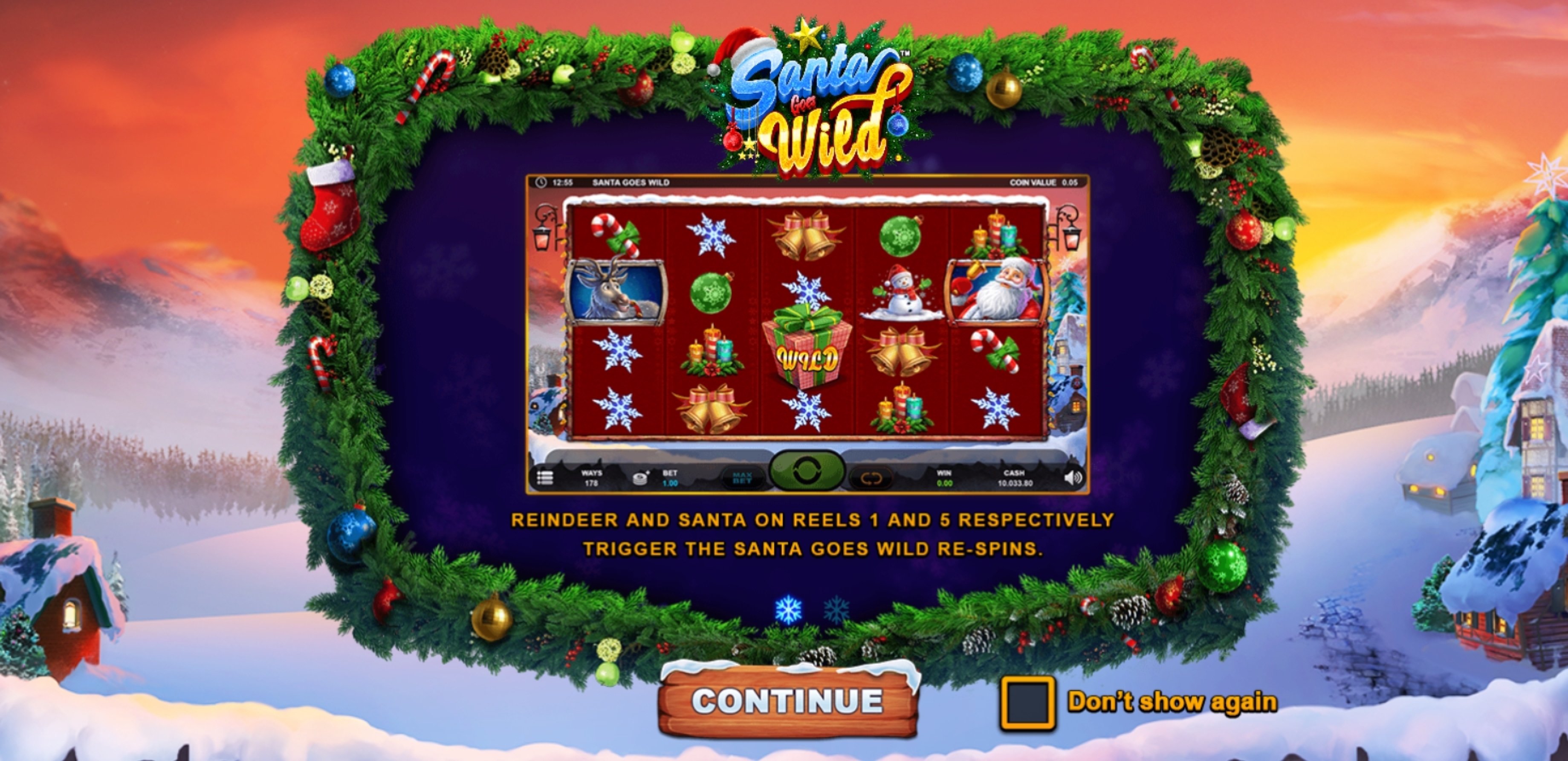Play Santa Goes Wild Free Casino Slot Game by Plank Gaming