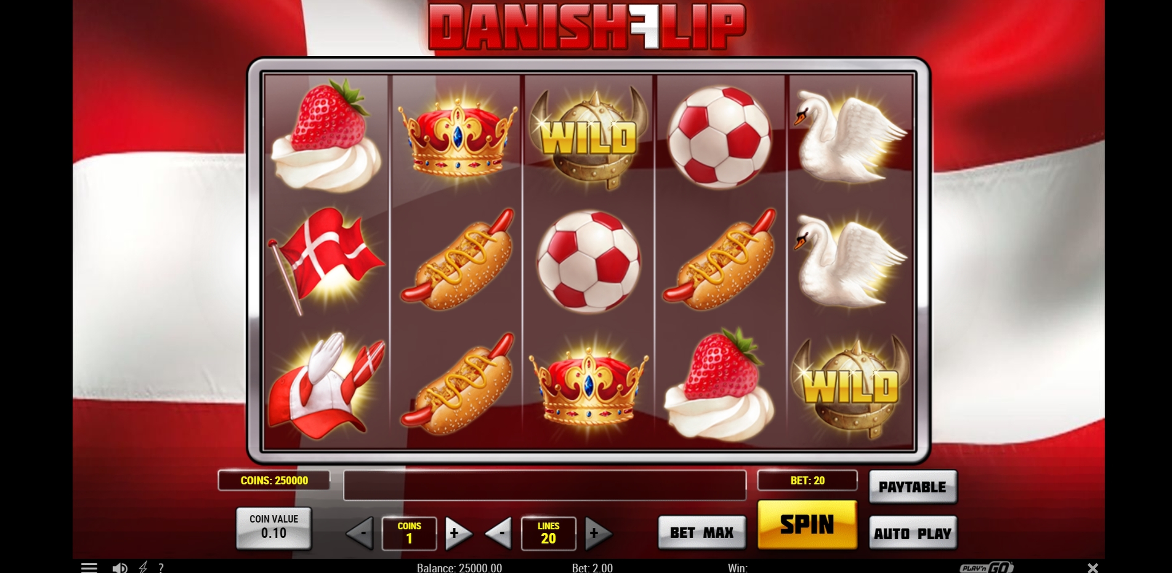 Reels in Danish Flip Slot Game by Playn GO