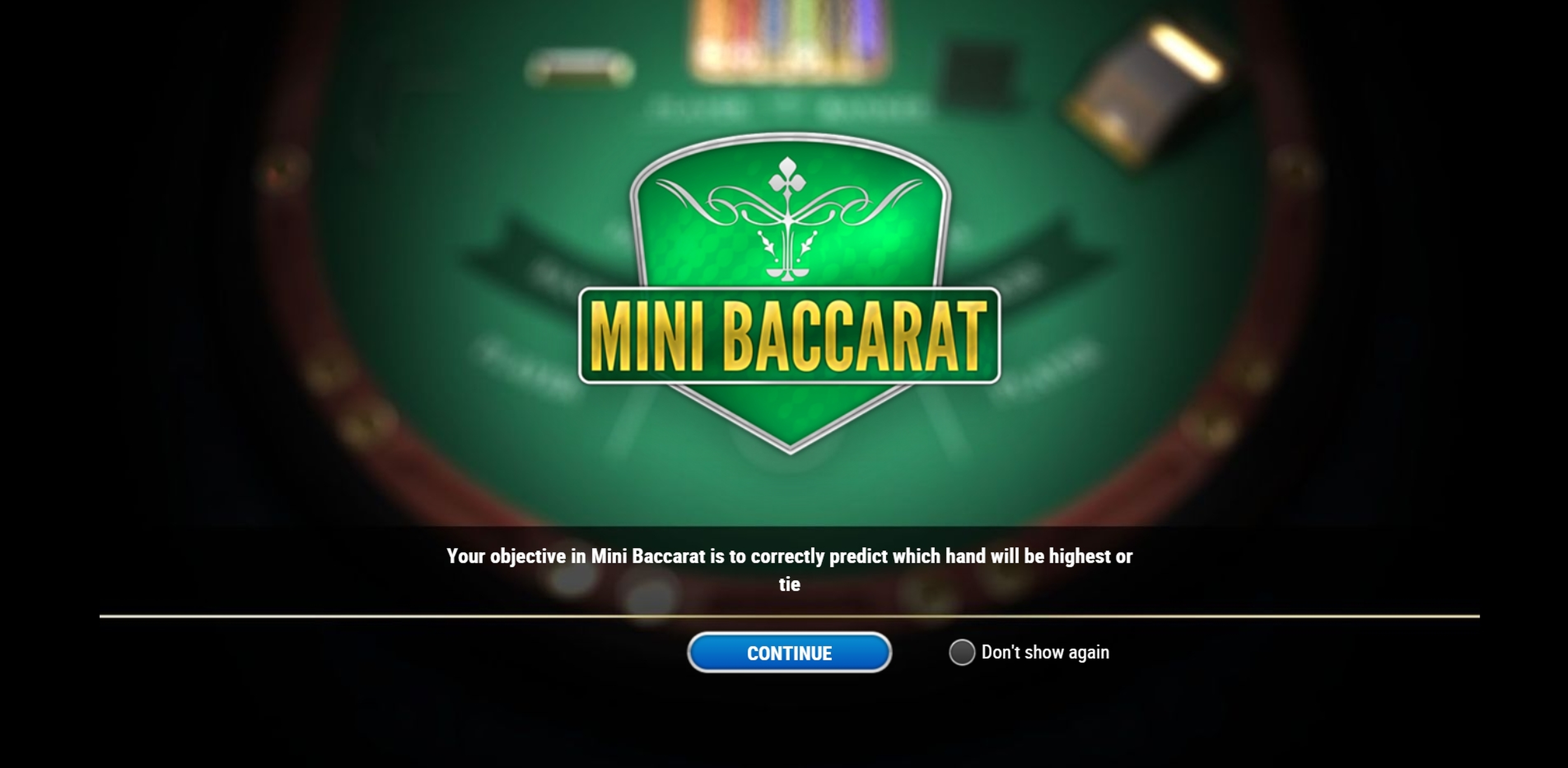 Play Mini Baccarat Free Casino Slot Game by Playn GO