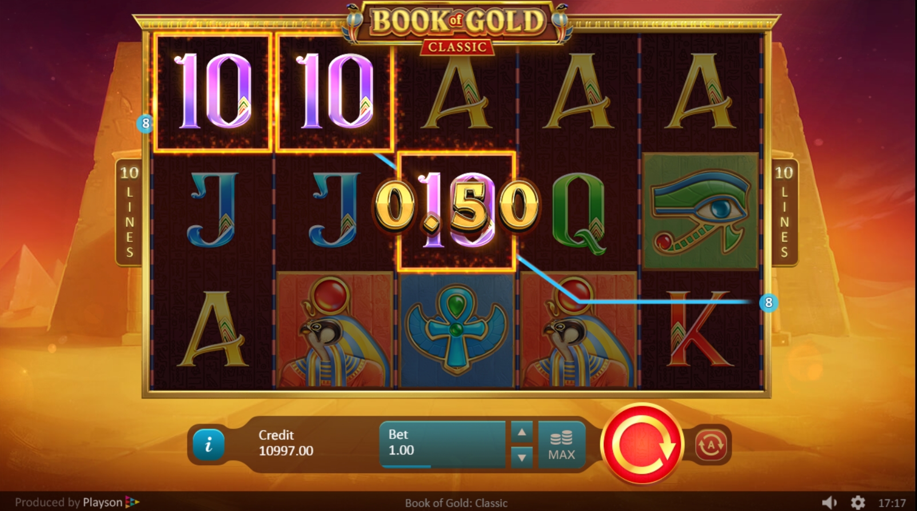 Win Money in Book of Gold: Classic Free Slot Game by Playson