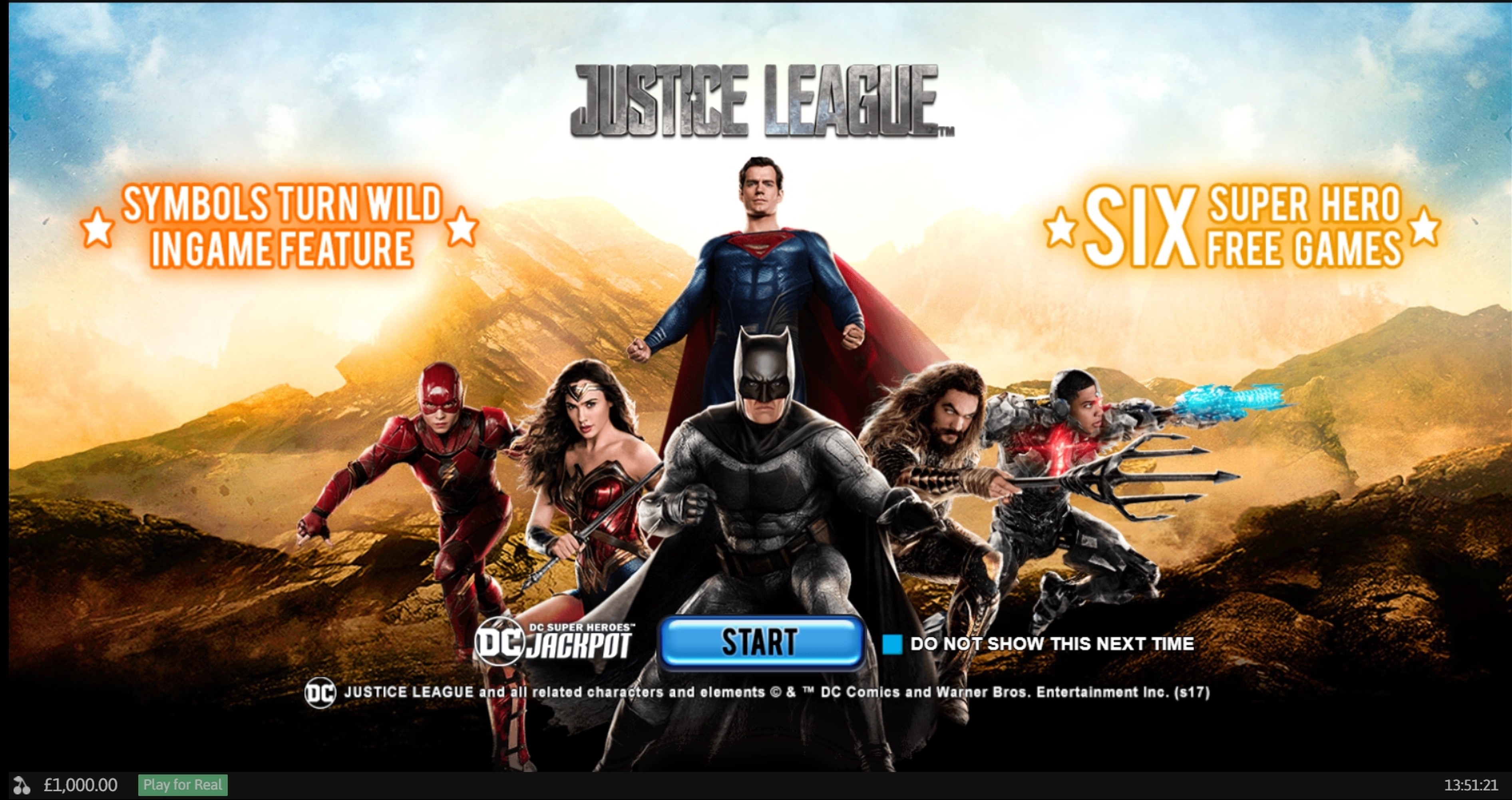 Play Justice League Free Casino Slot Game by Playtech Vikings