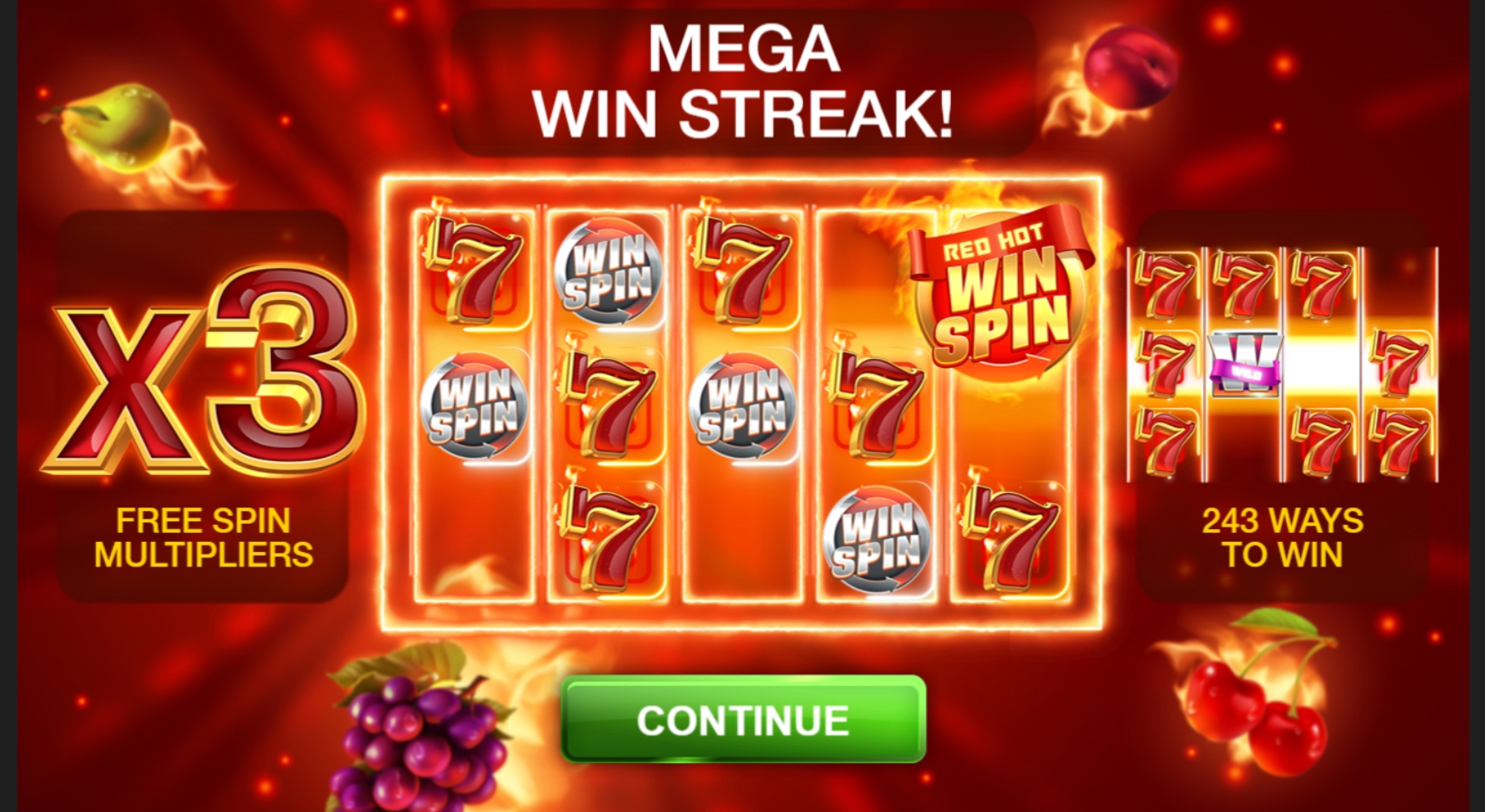 Play Red Hot Win Spin Free Casino Slot Game by Probability Jones