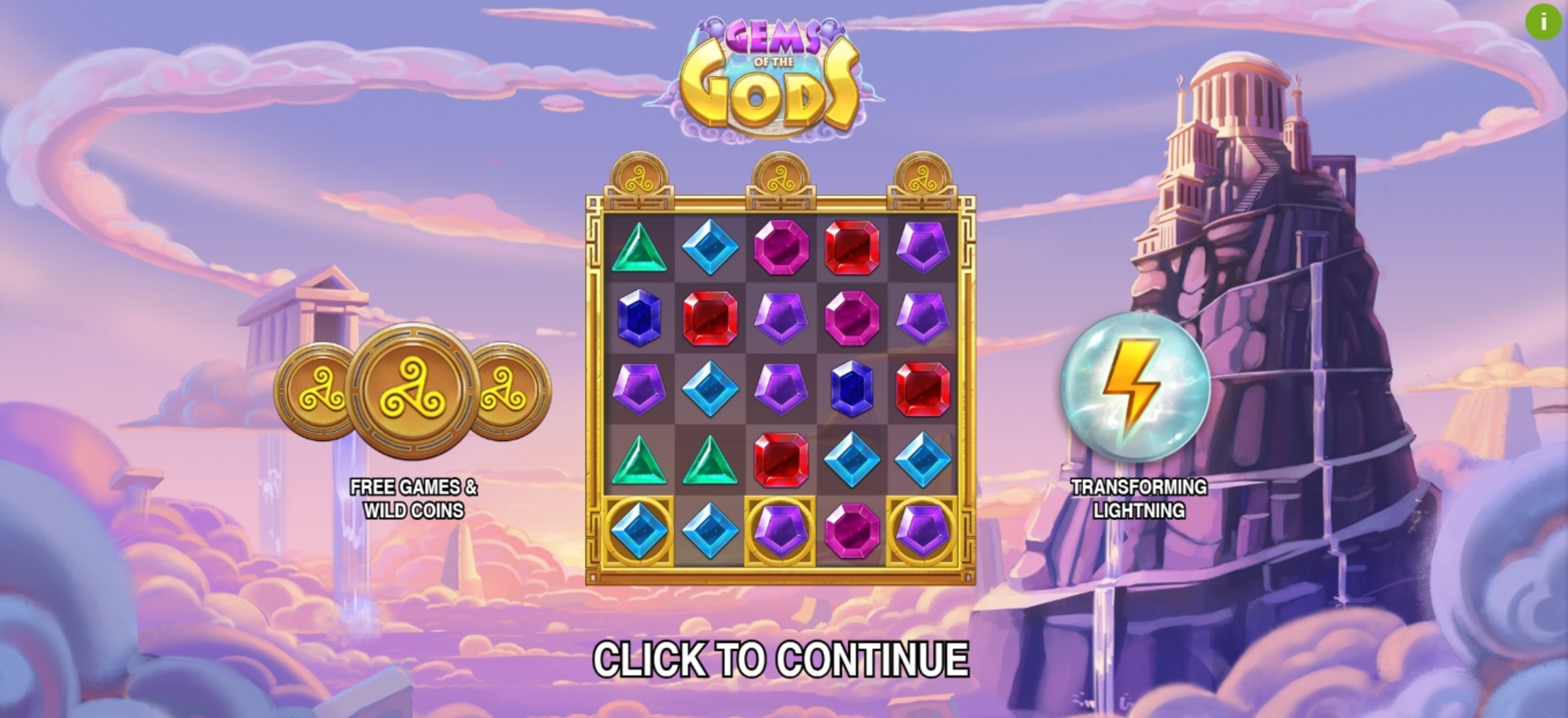 Play Gems of the Gods Free Casino Slot Game by Push Gaming