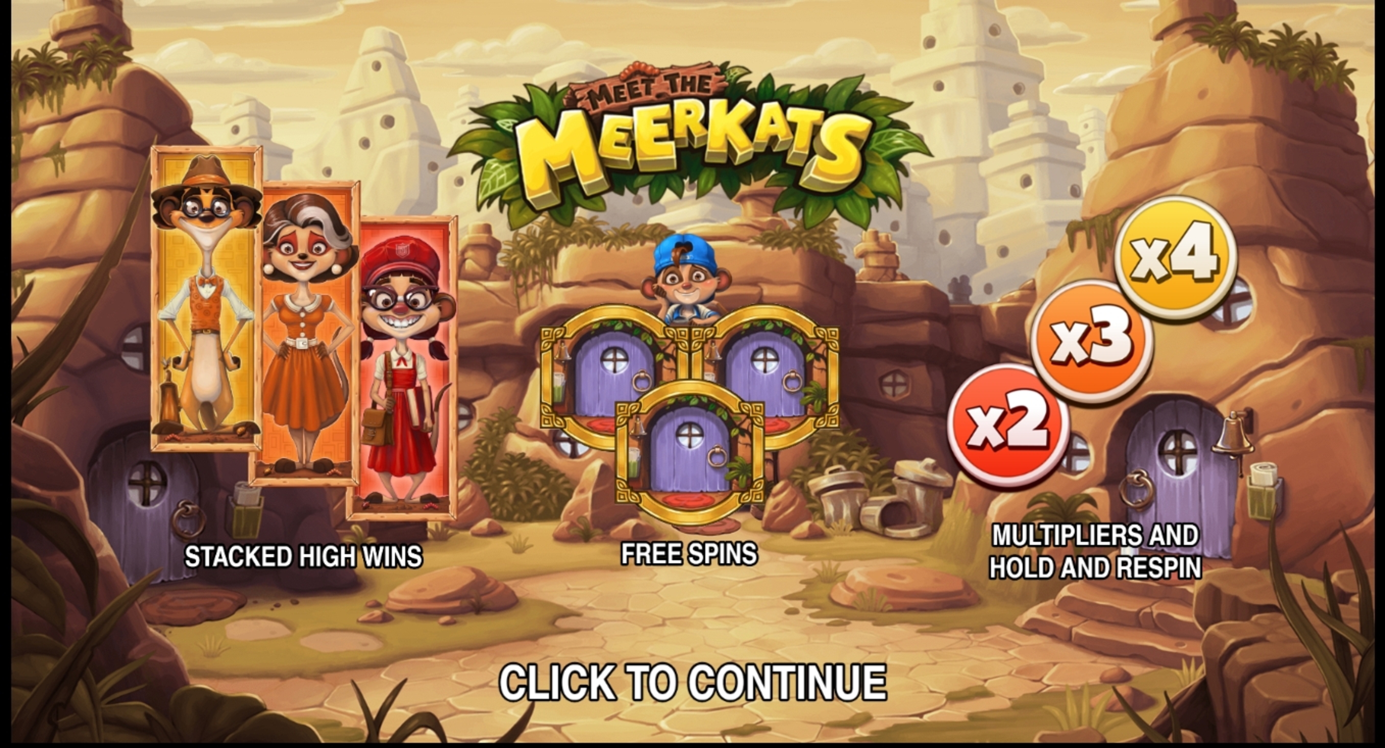 Play Meet the Meerkats Free Casino Slot Game by Push Gaming