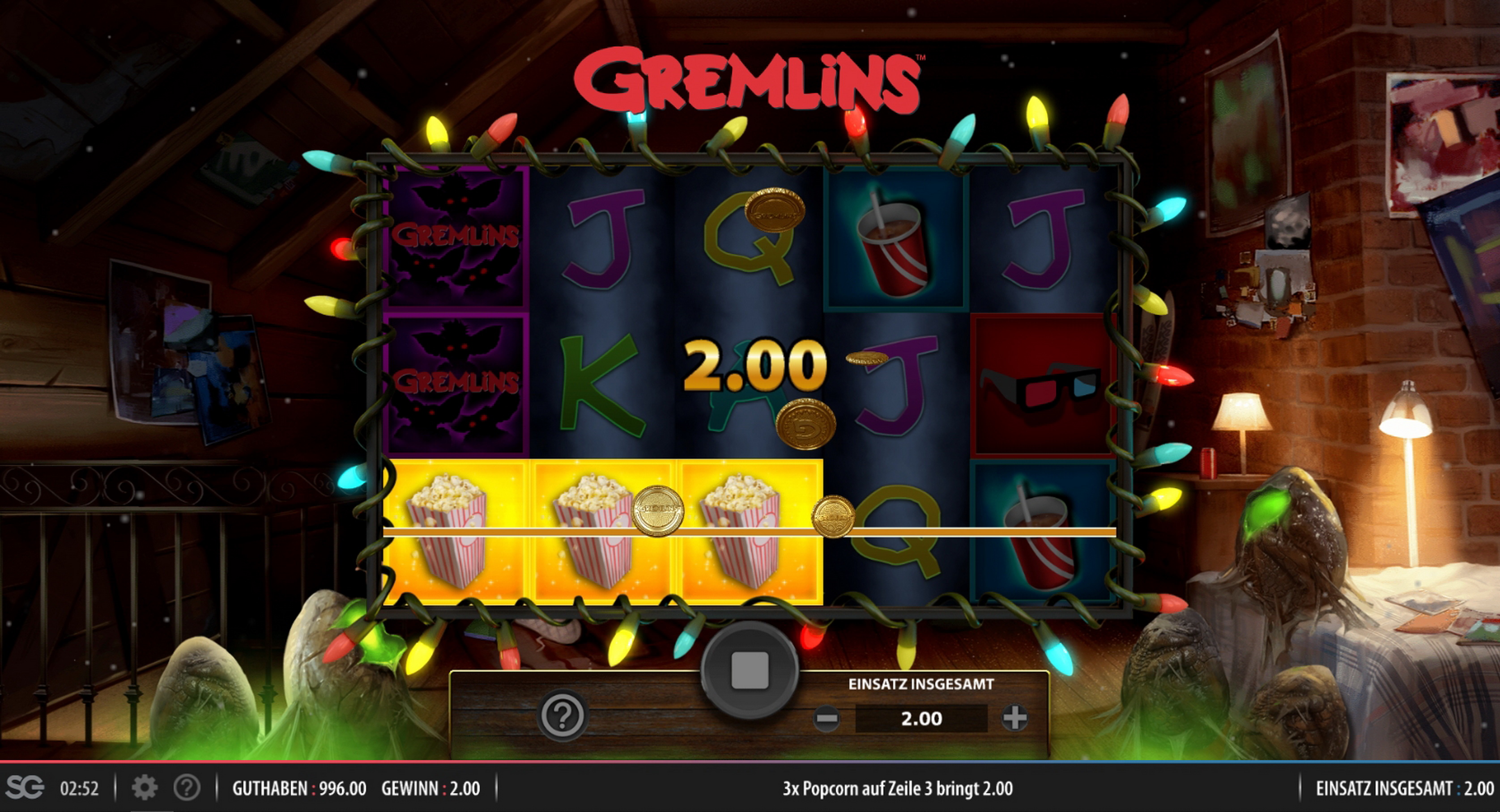 Win Money in Gremlins Free Slot Game by Red7 Mobile