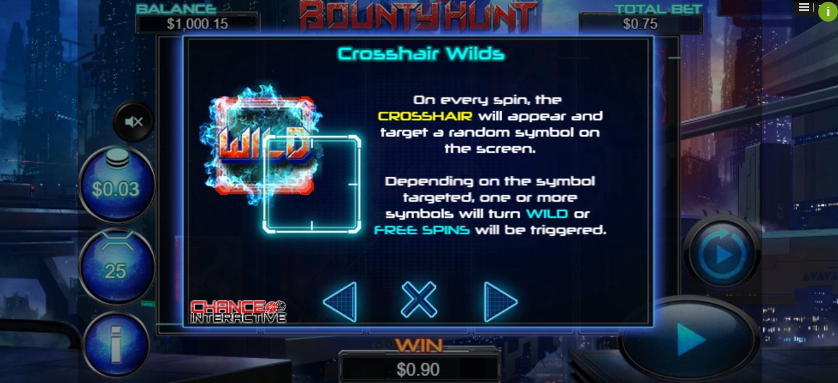 Info of Bounty Hunt Slot Game by Reel Play