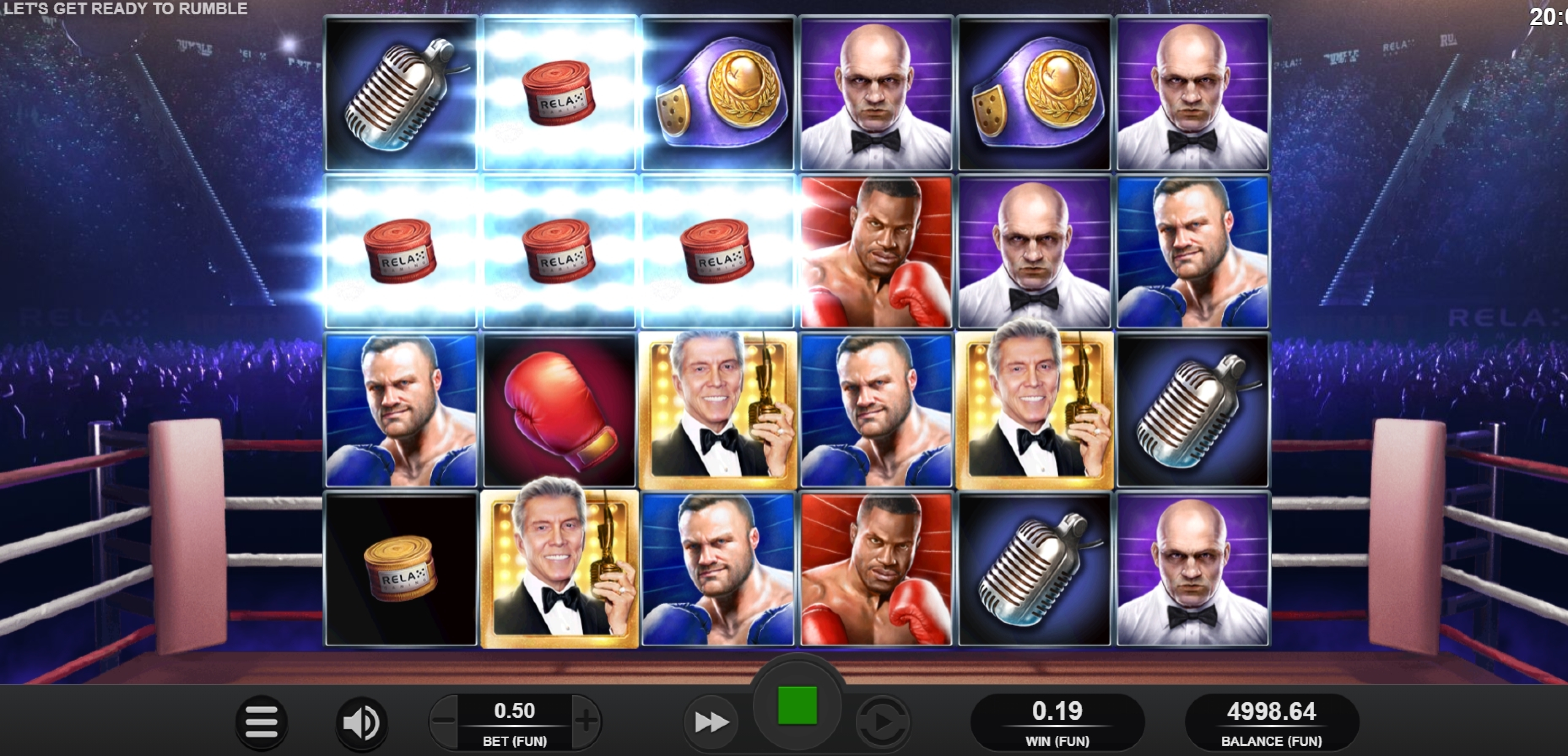 Win Money in Let's Get Ready to Rumble Free Slot Game by Relax Gaming