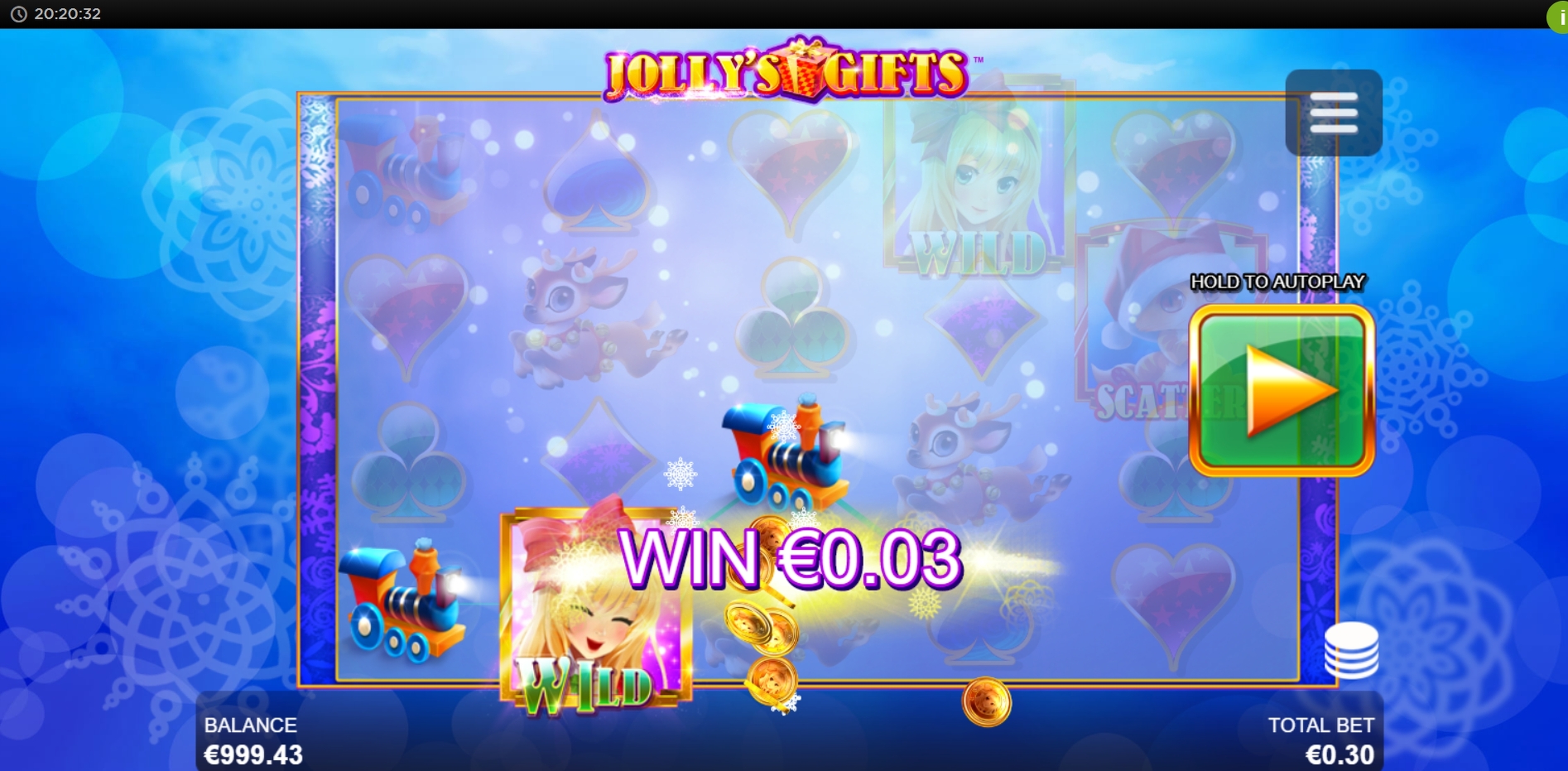 Win Money in Jolly's Gifts Free Slot Game by Side City Studios