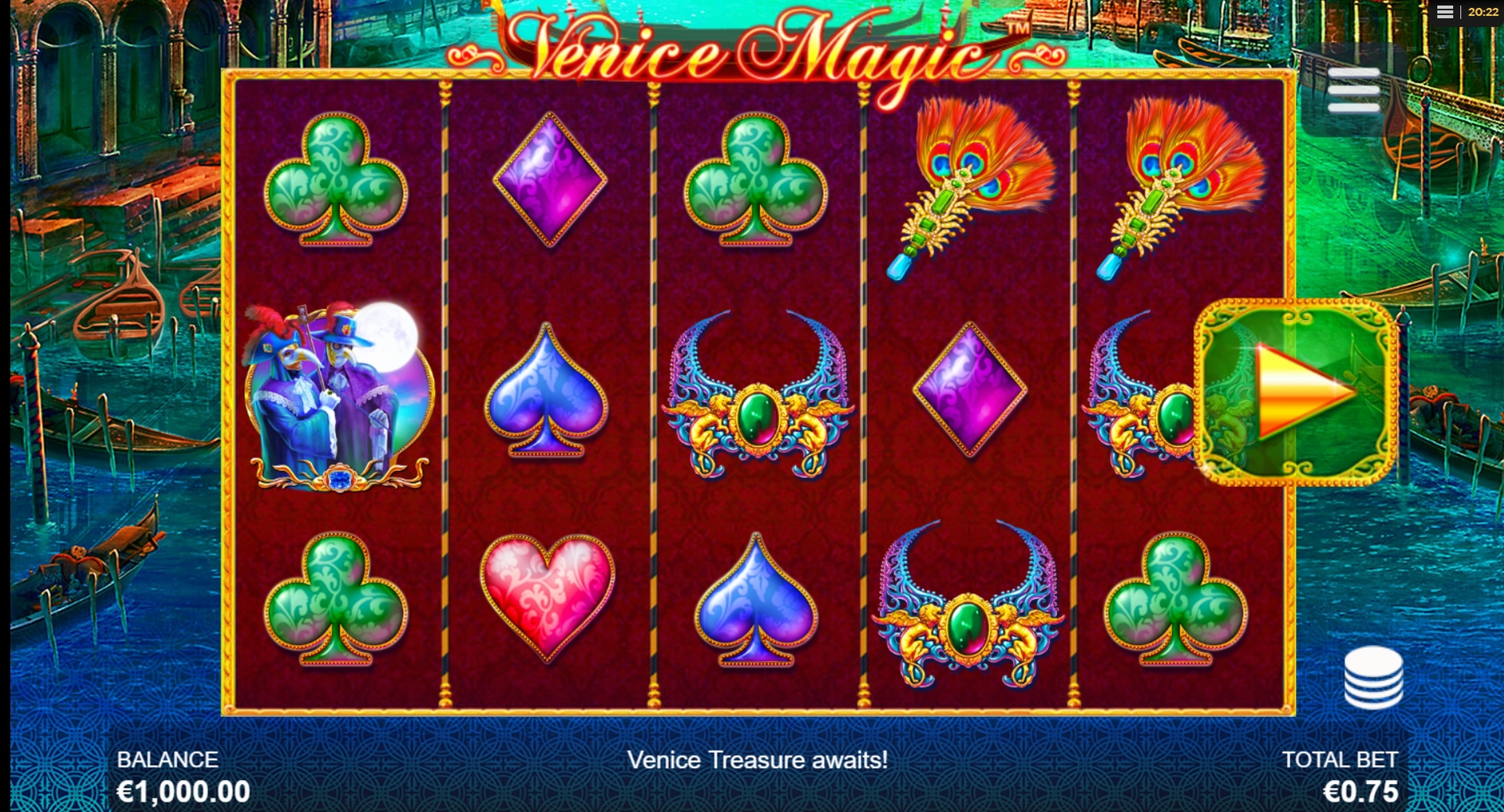 Reels in Venice Magic Slot Game by Side City Studios