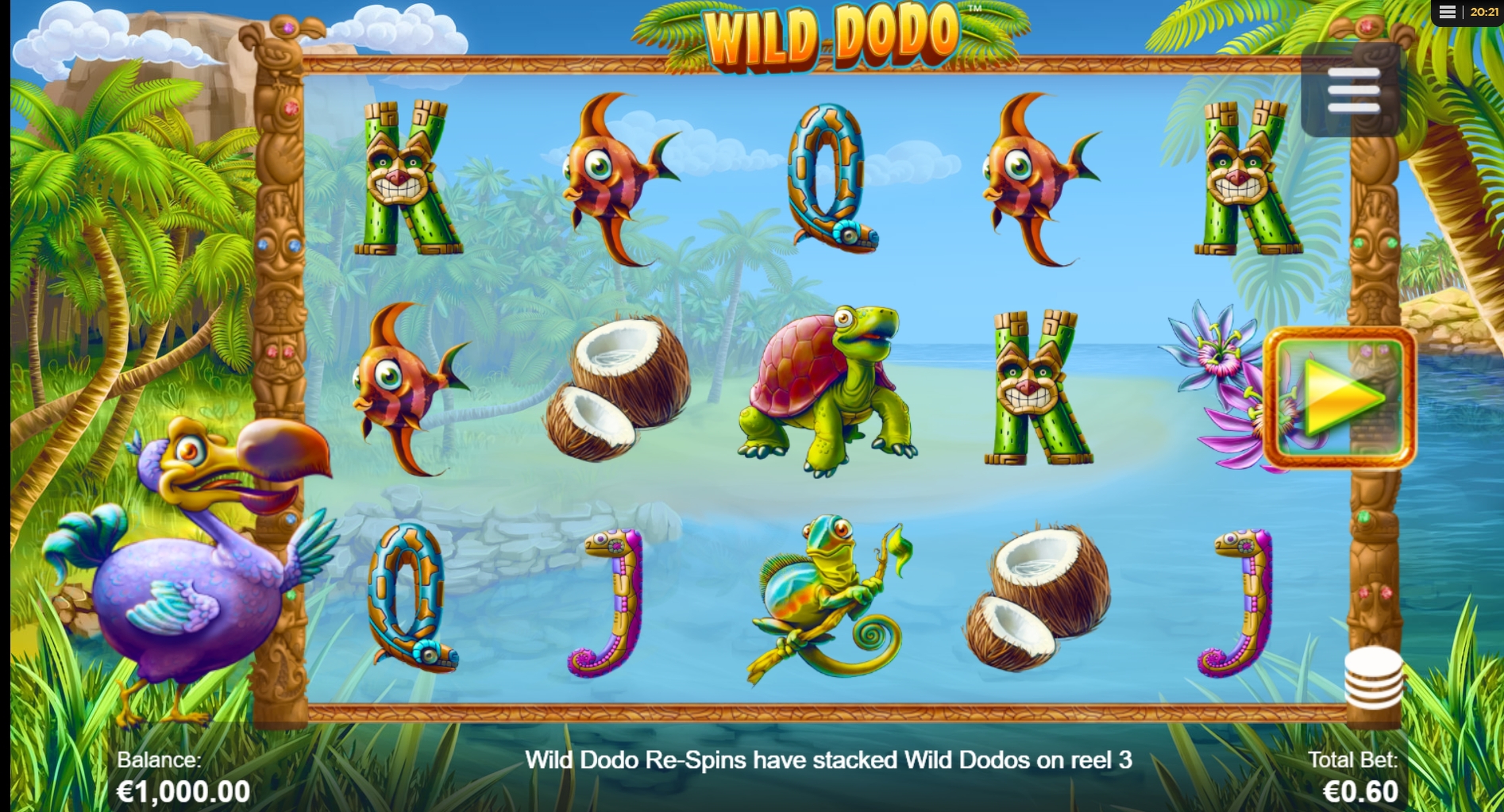 Reels in Wild Dodo Slot Game by Side City Studios