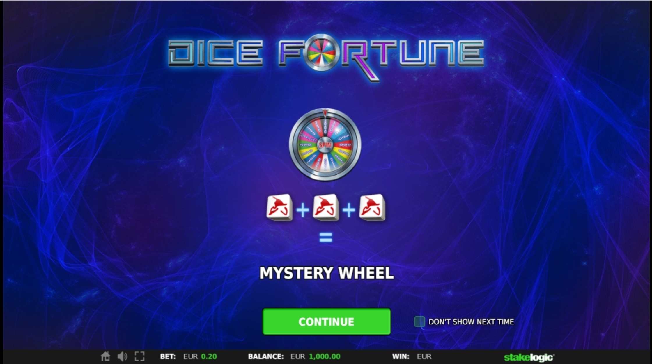 Play Dice Fortune Free Casino Slot Game by Stakelogic