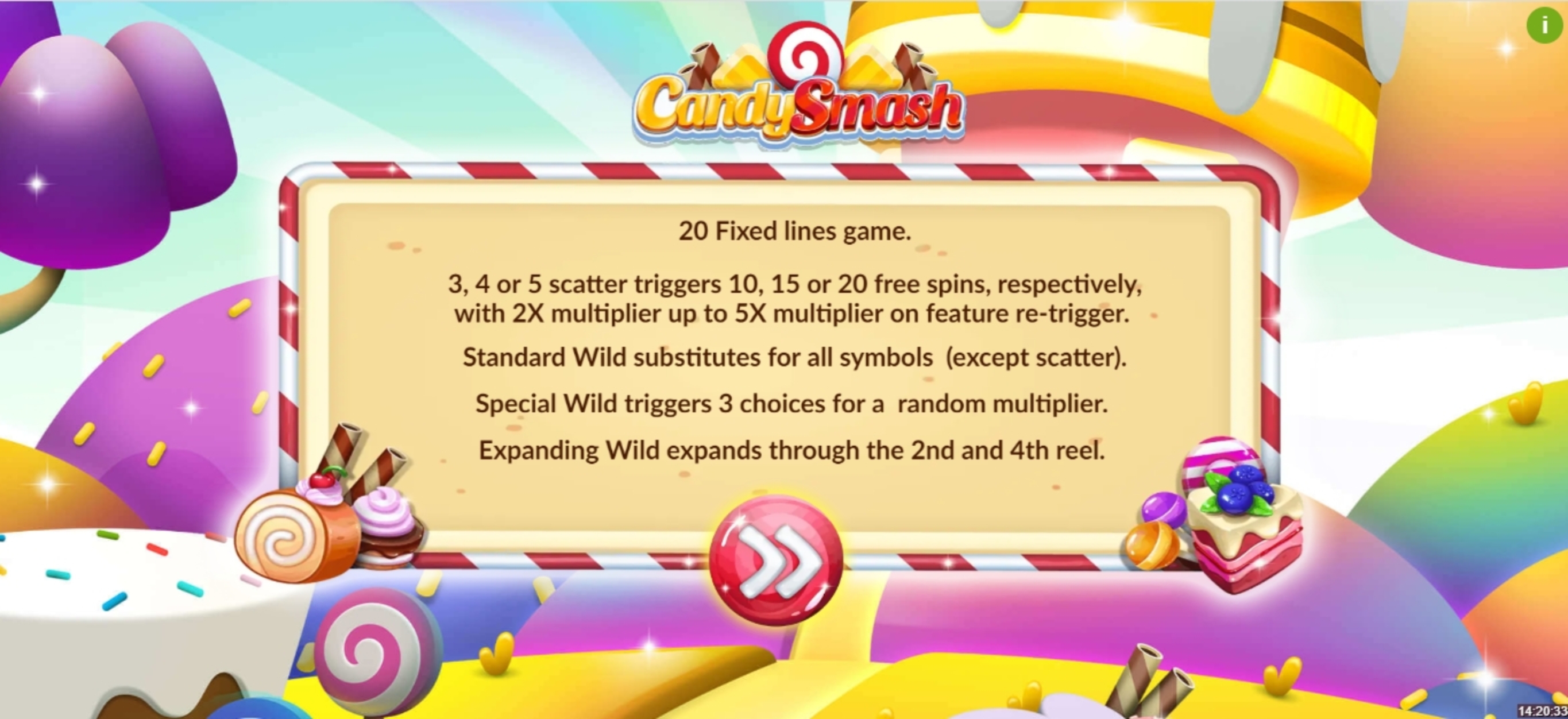 Play Candy Smash Free Casino Slot Game by Maverick