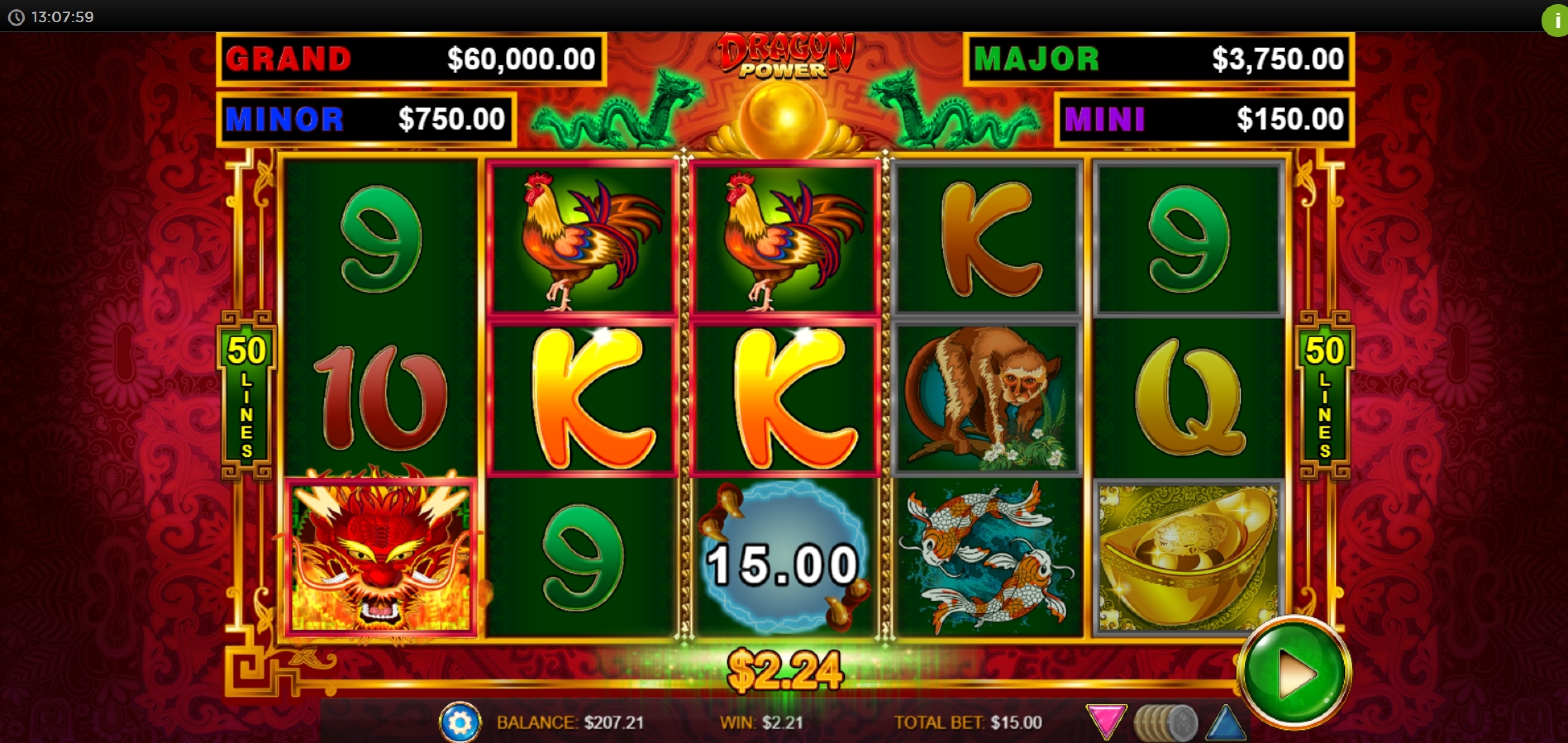 Win Money in Dragon Power Free Slot Game by Wild Streak Gaming